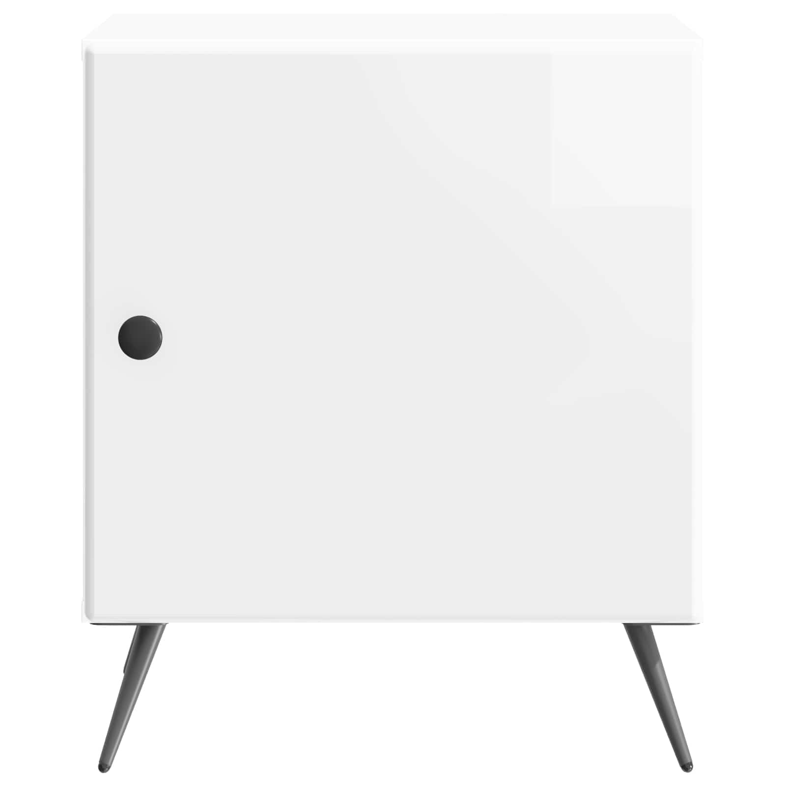 Cabinet de chevet 2 pcs Blanc brillant 43 x 34,5 x 50 cm - XIOS