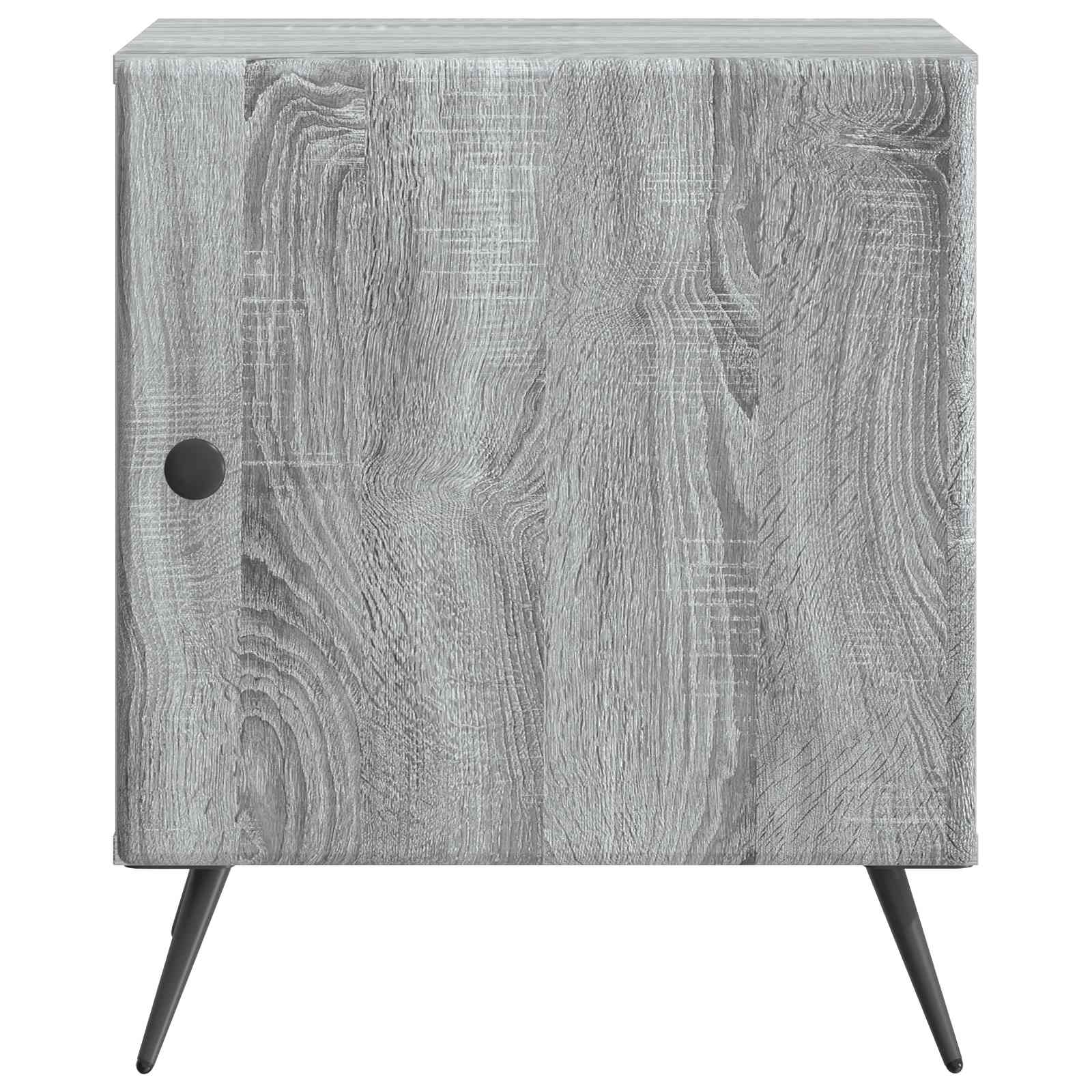 Cabinet de chevet Sonoma gris 43 x 34,5 x 50 cm - XIOS