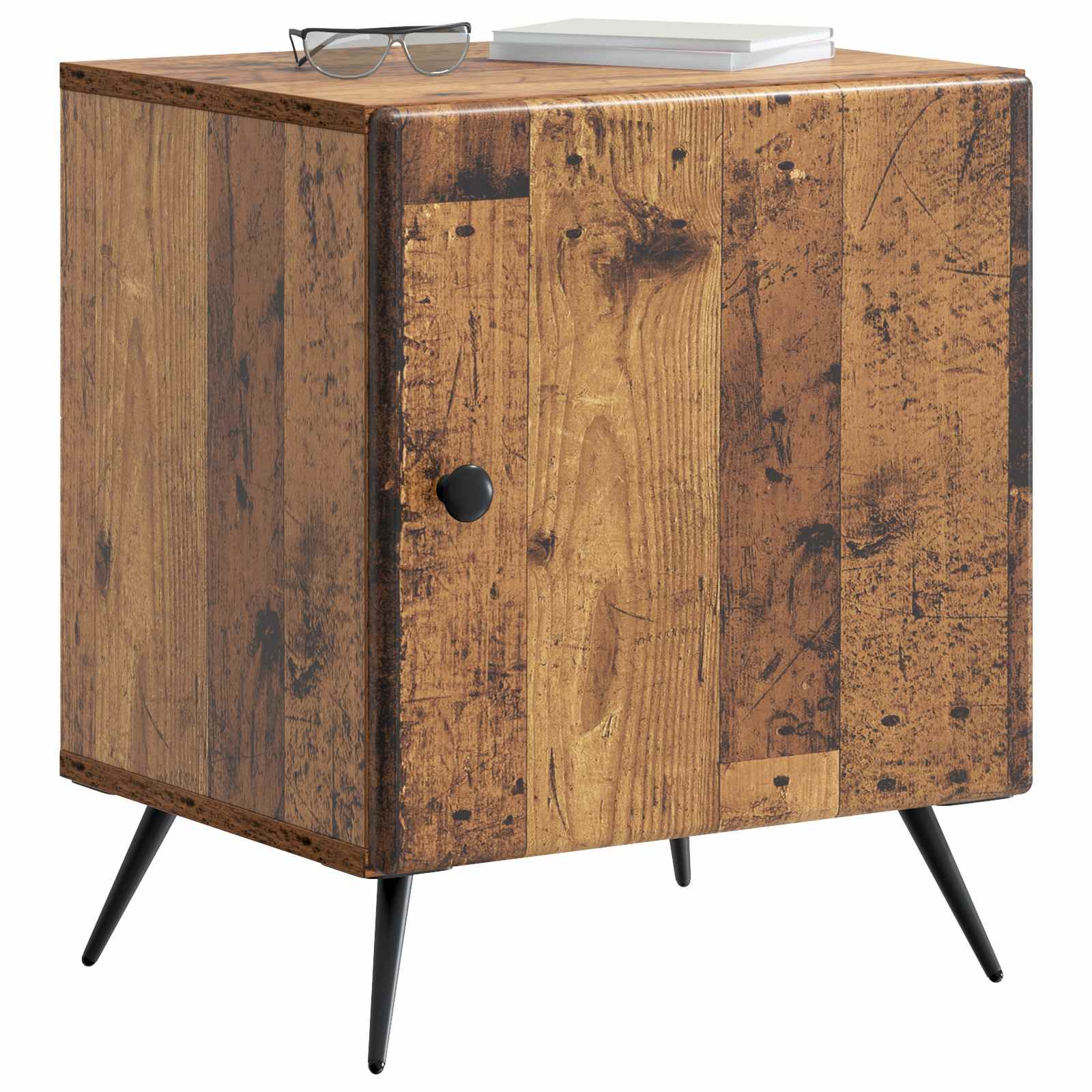 Cabinet de chevet 2 pcs Bois ancien 43 x 34,5 x 50 cm - XIOS