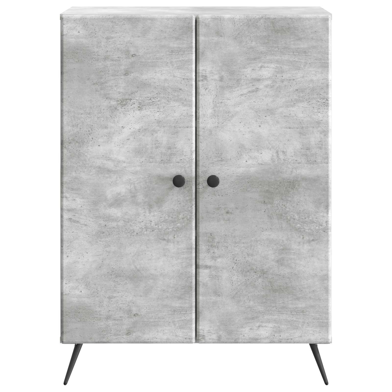 Buffet Gris béton 66 x 34,5 x 90 cm Bois d'ingénierie - XIOS