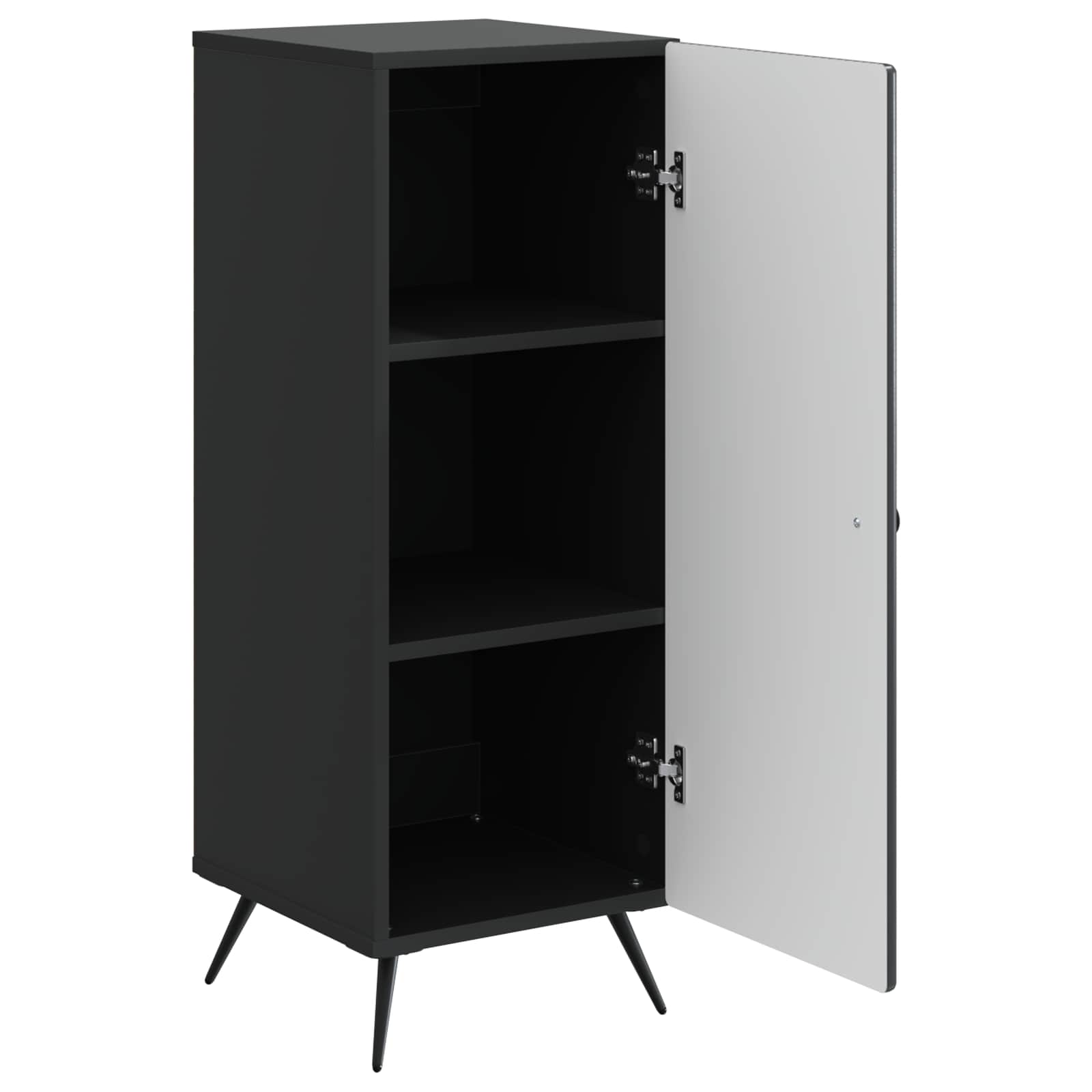 Buffet Noir 33 x 34,5 x 90 cm Bois d'ingénierie - XIOS