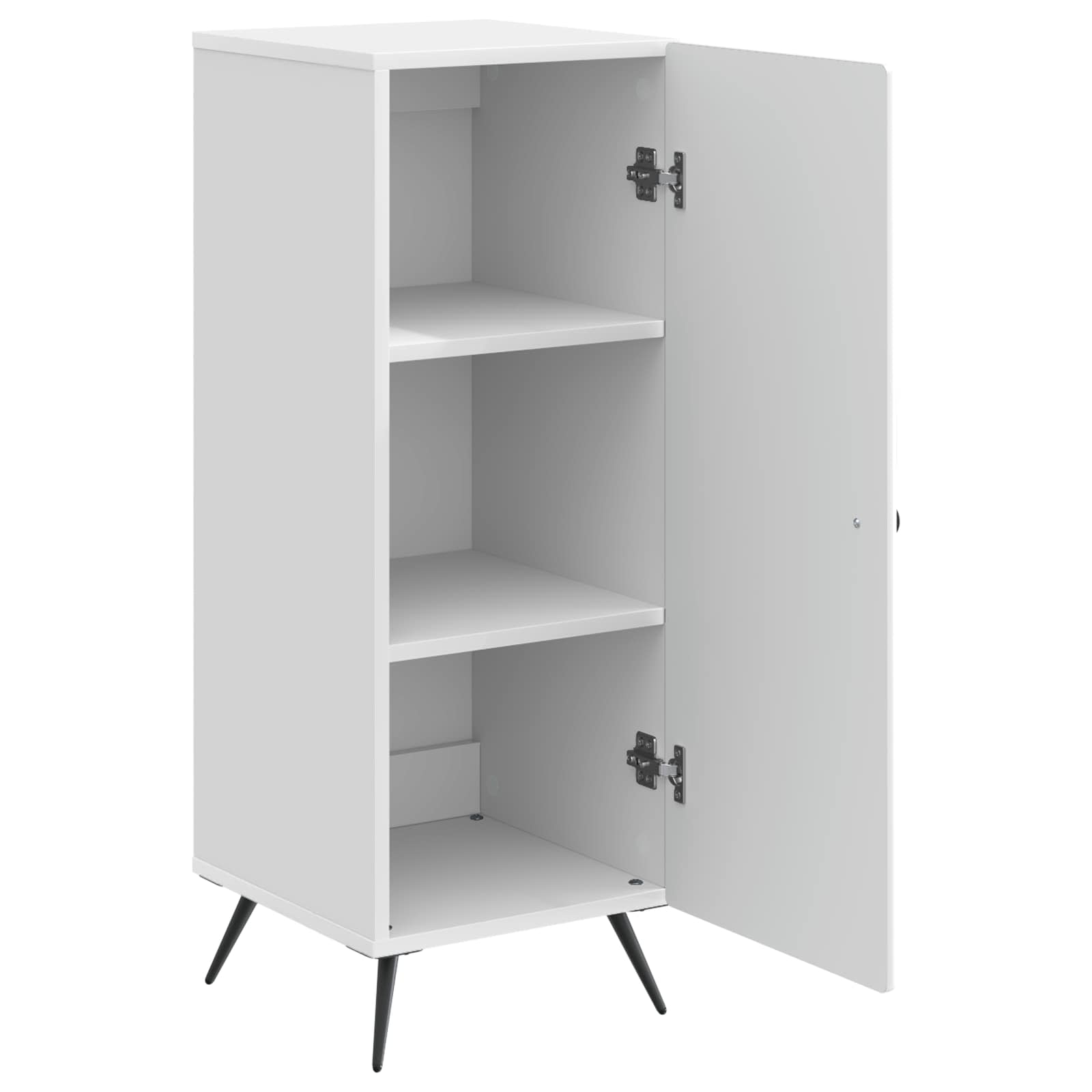 Buffet Blanc brillant 33 x 34,5 x 90 cm Bois d'ingénierie - XIOS
