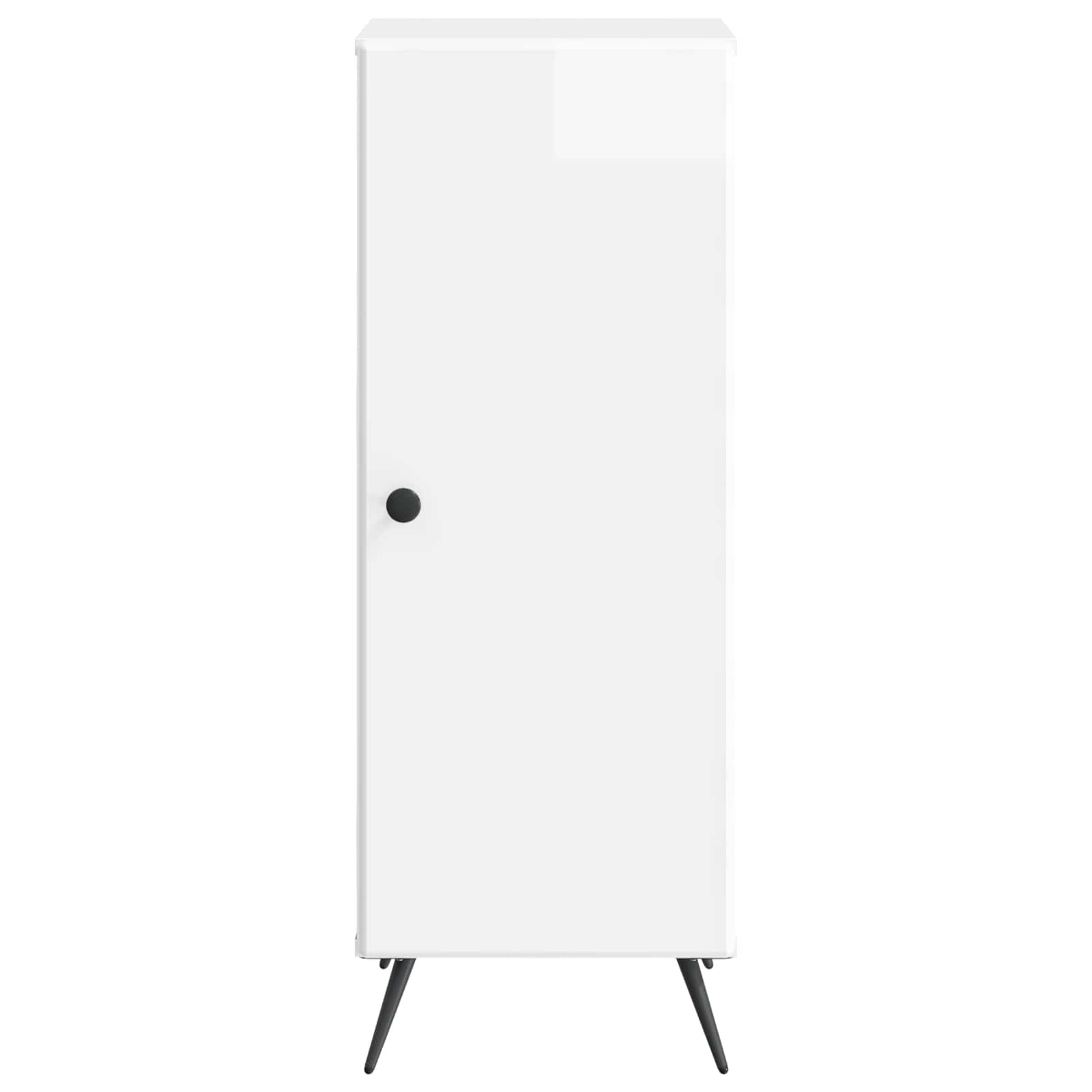 Buffet Blanc brillant 33 x 34,5 x 90 cm Bois d'ingénierie - XIOS