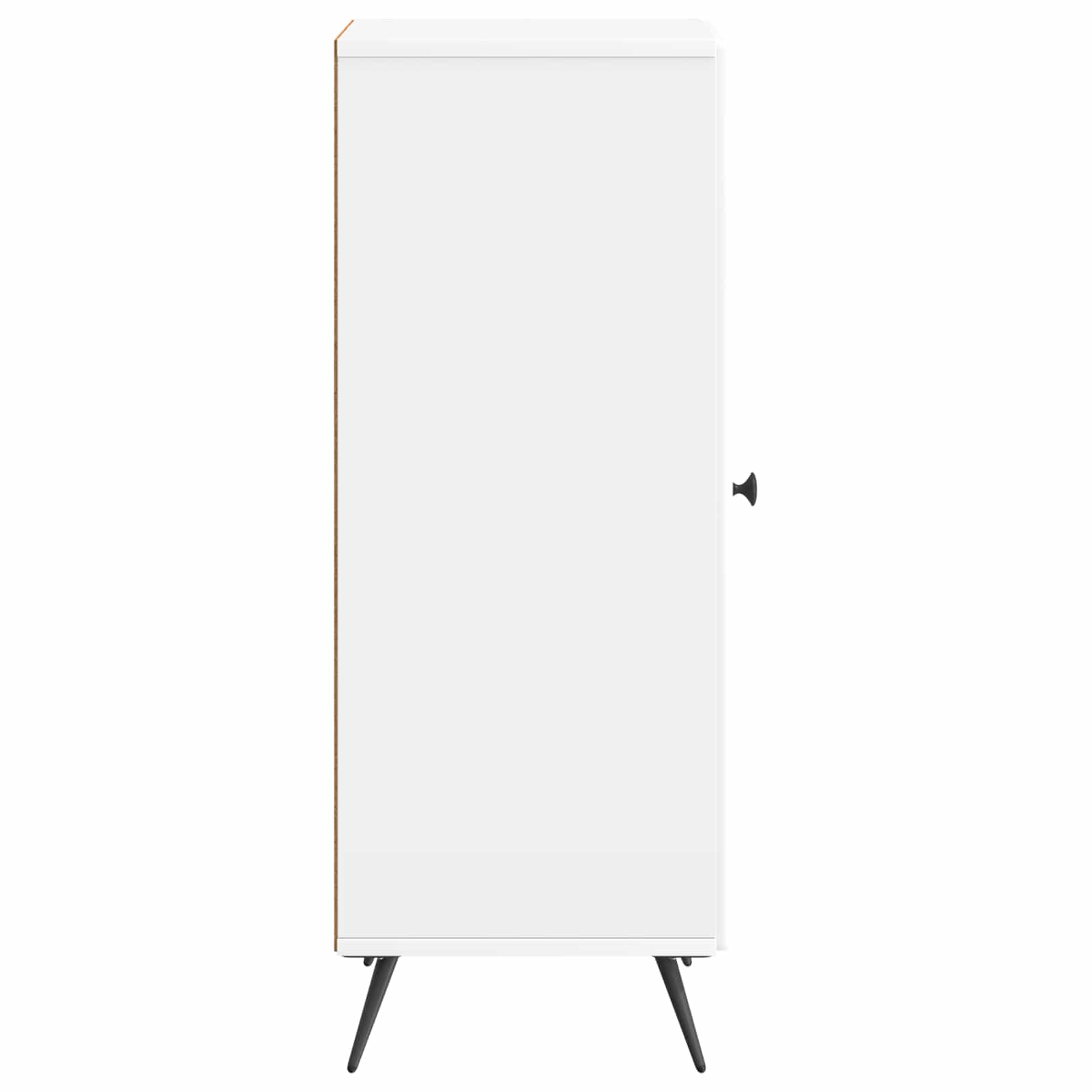 Buffet Blanc brillant 33 x 34,5 x 90 cm Bois d'ingénierie - XIOS