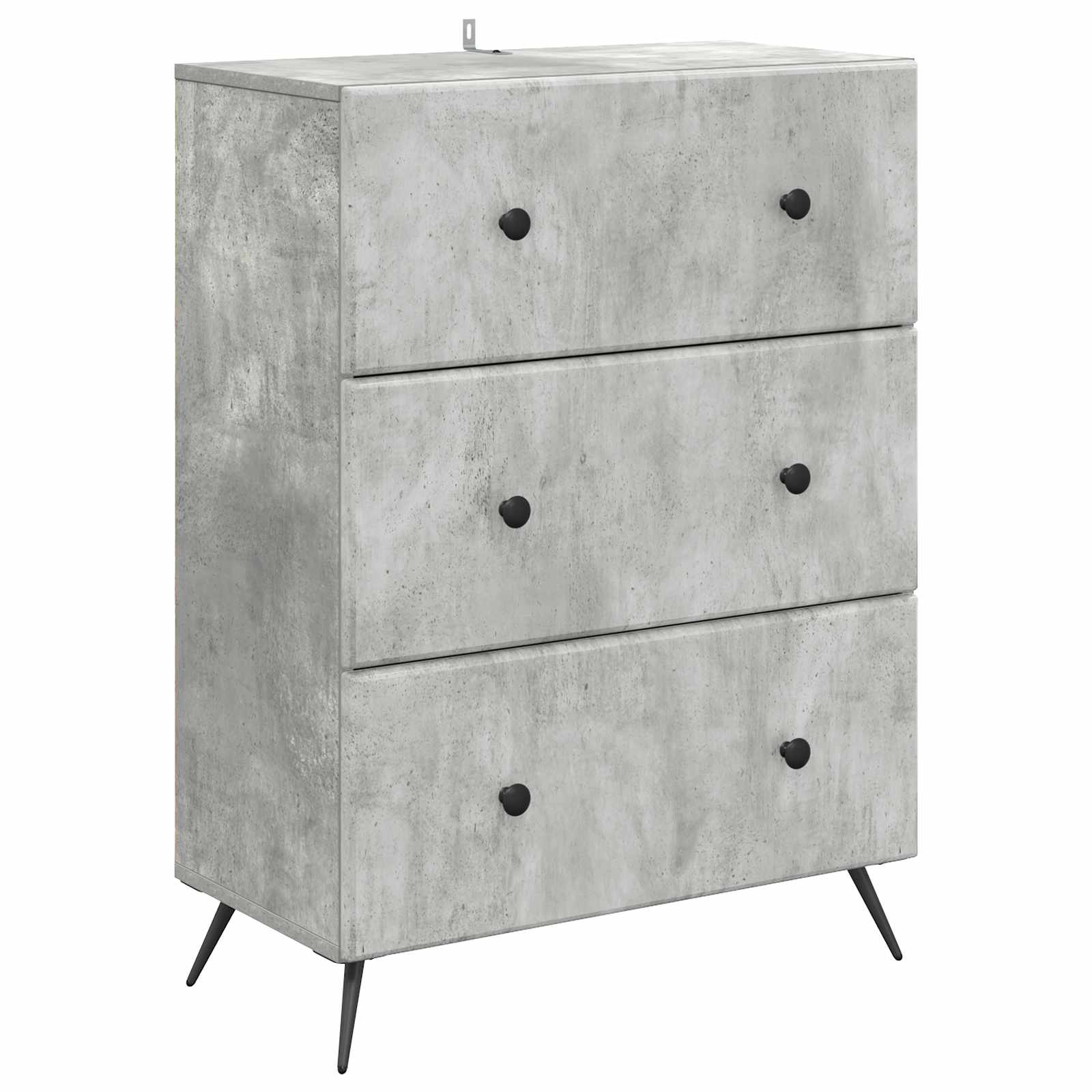 Armoire à tiroirs Gris béton 66 x 34,5 x 90 cm - XIOS