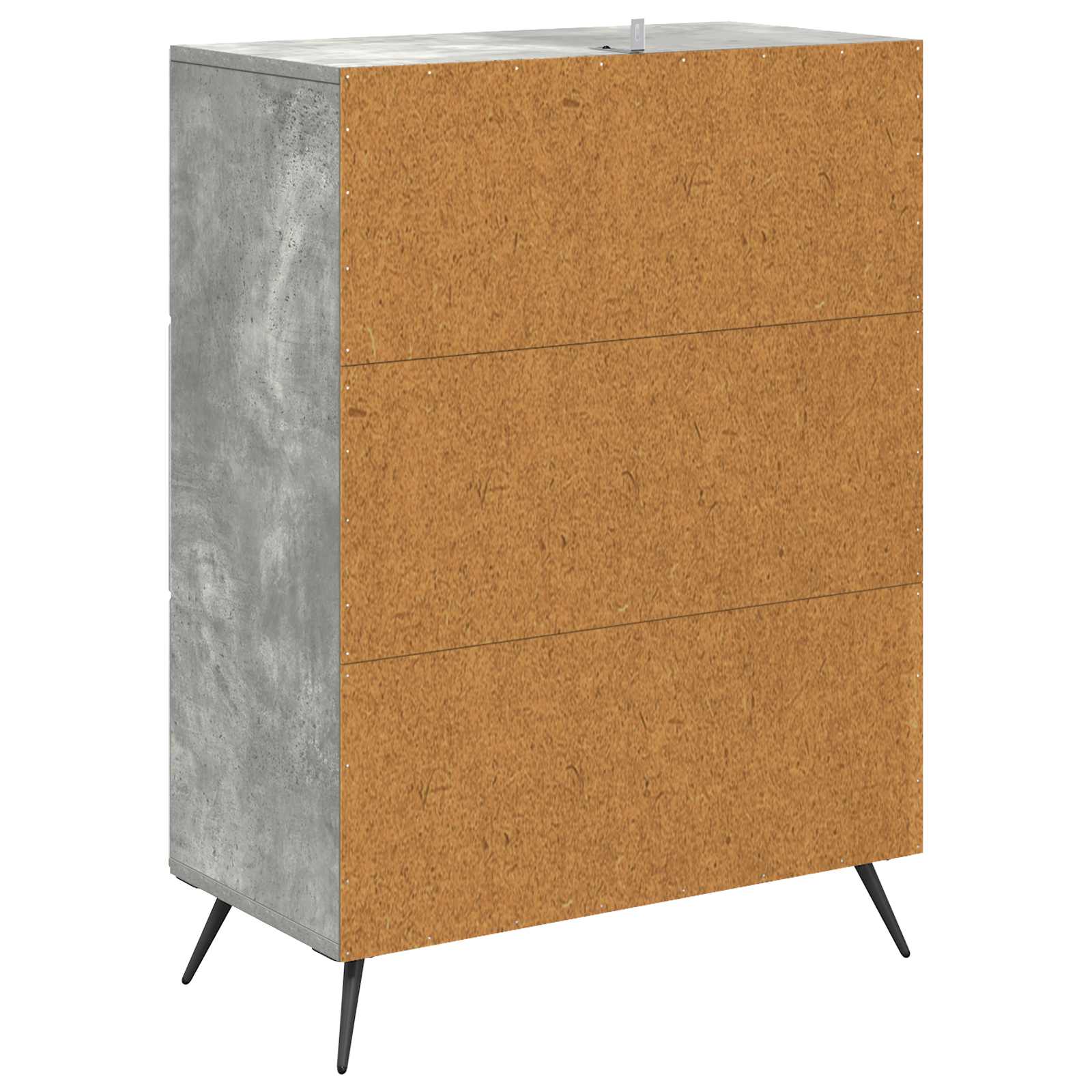 Armoire à tiroirs Gris béton 66 x 34,5 x 90 cm - XIOS
