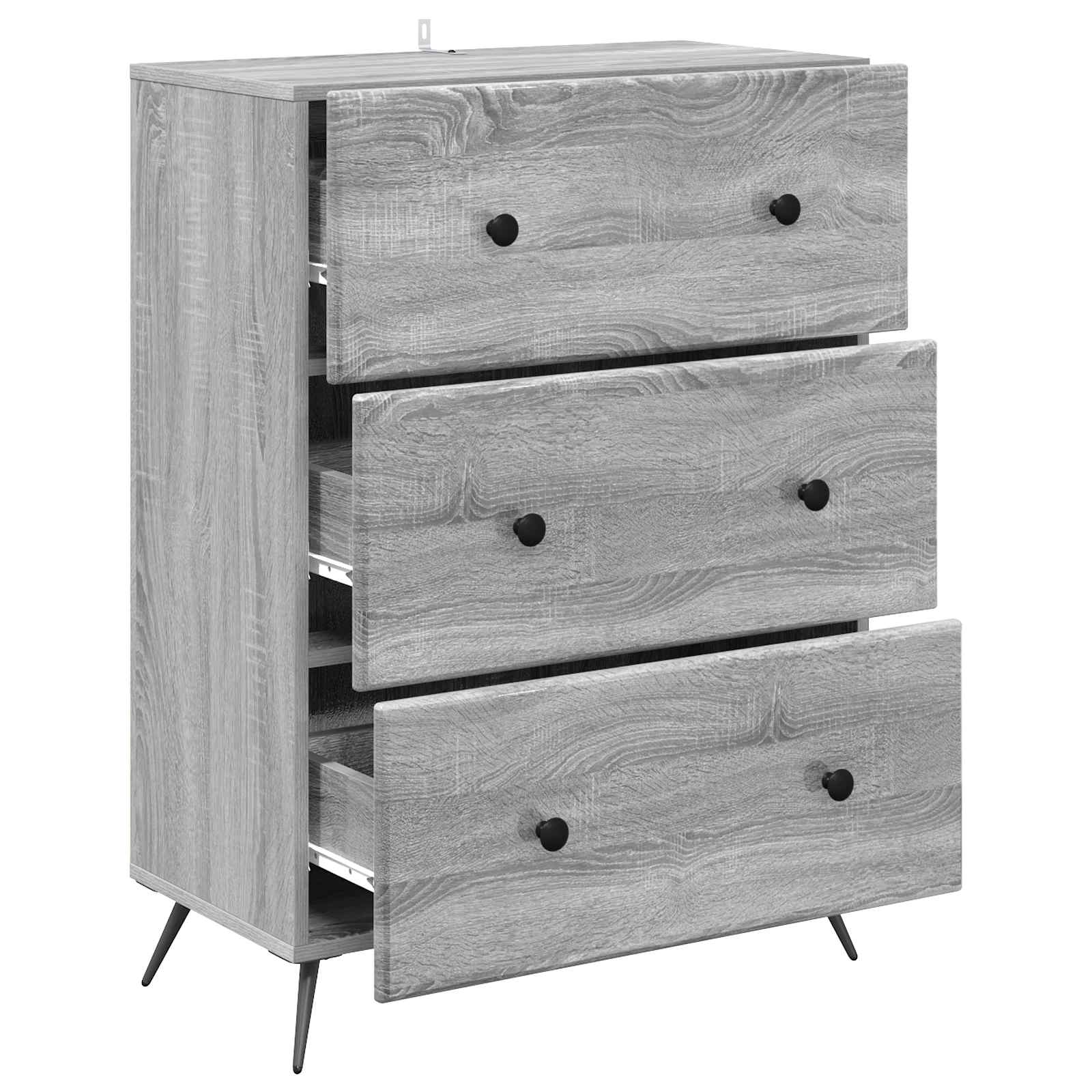 Armoire à tiroirs Sonoma gris 66 x 34,5 x 90 cm - XIOS