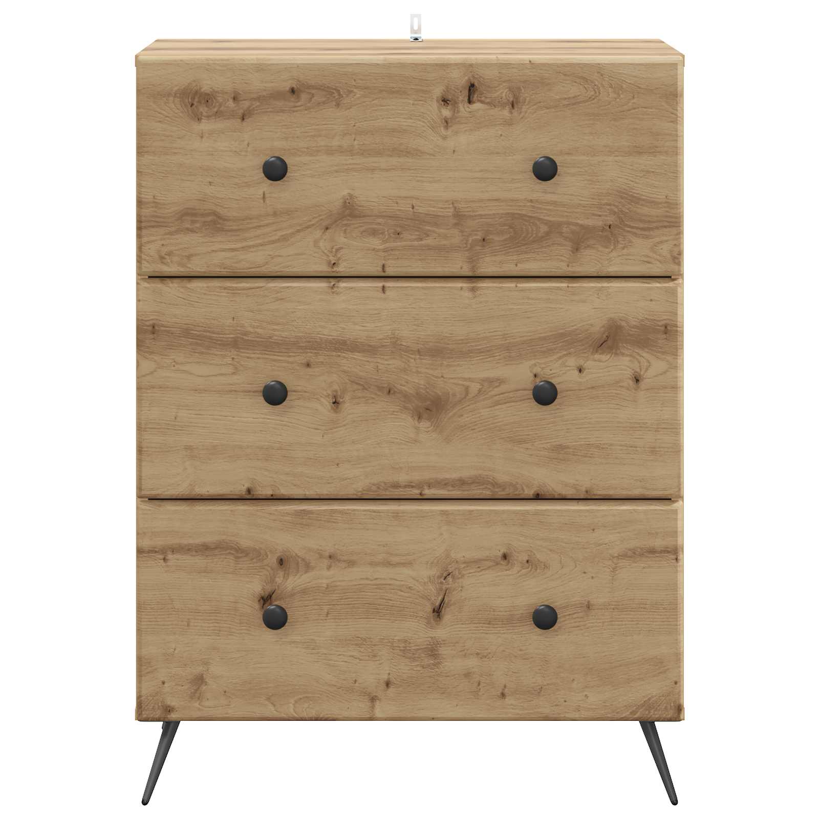 Armoire à tiroirs Chêne artisanal 66 x 34,5 x 90 cm - XIOS
