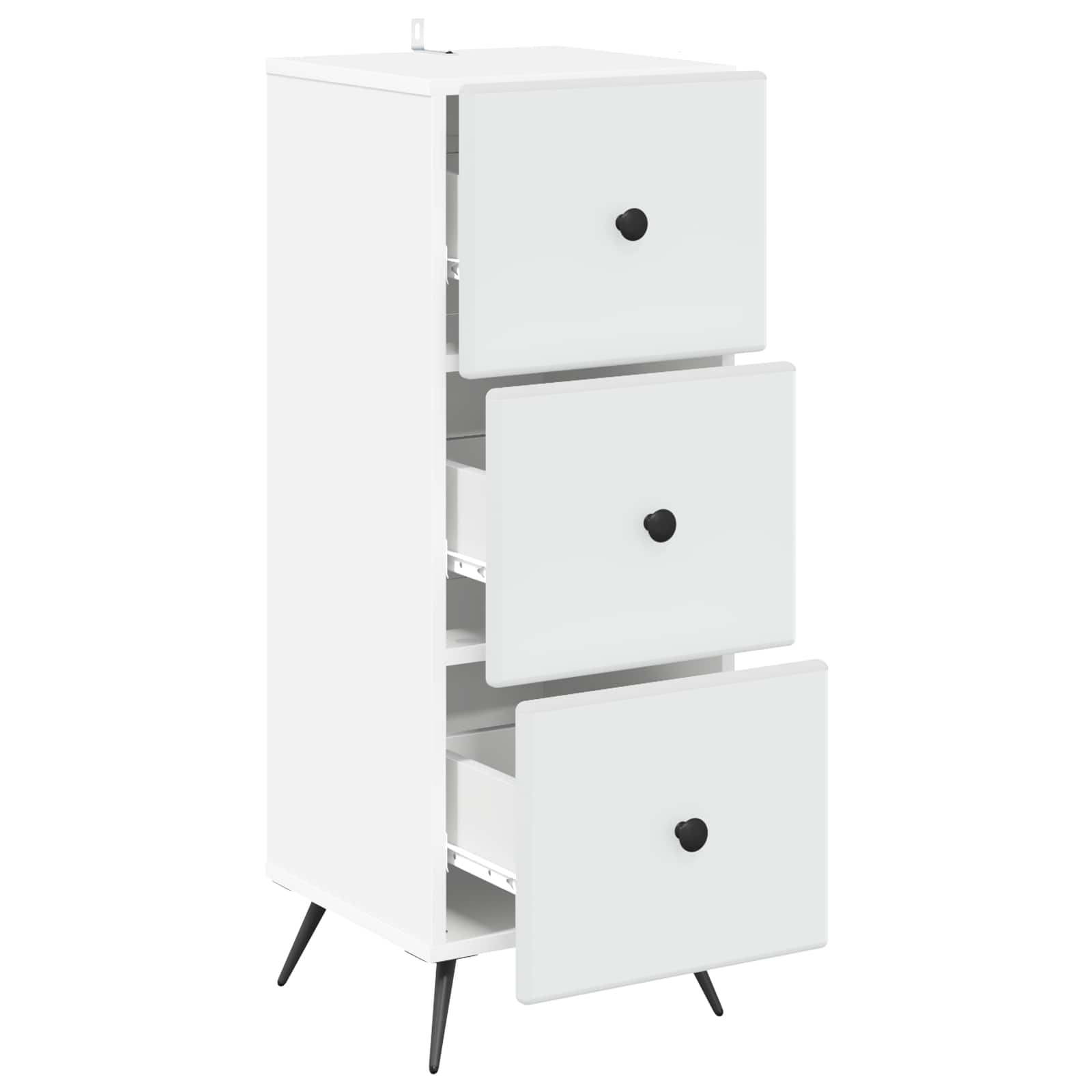 Armoire à tiroirs Blanc 33 x 34,5 x 90 cm Bois d'ingénierie - XIOS