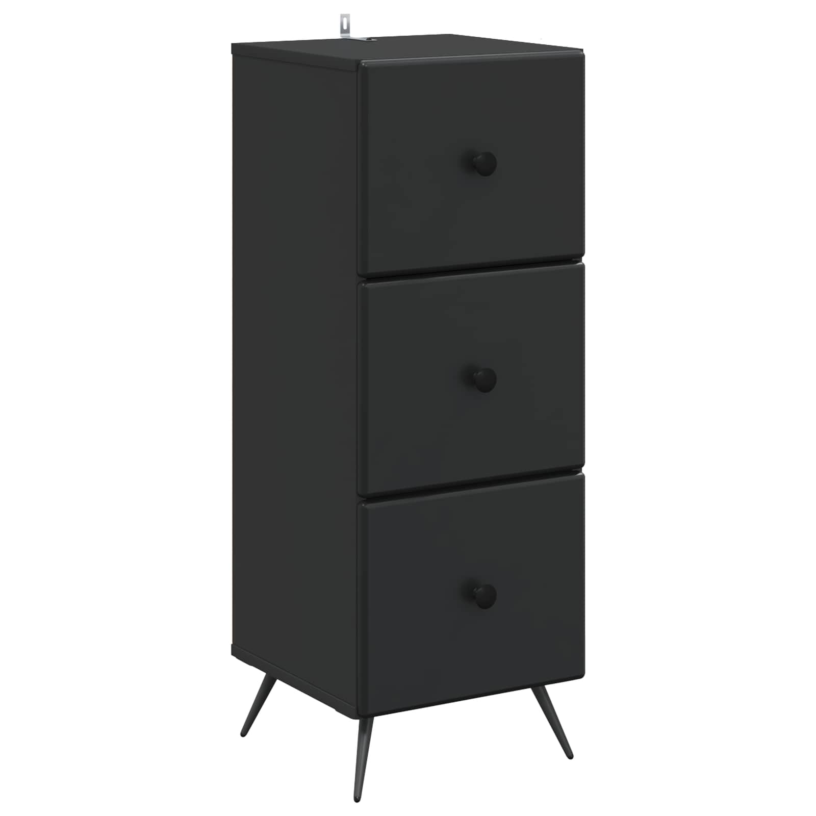 Armoire à tiroirs Noir 33 x 34,5 x 90 cm Bois d'ingénierie - XIOS