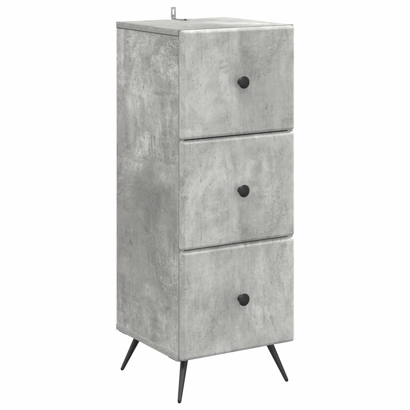 Armoire à tiroirs Gris béton 33 x 34,5 x 90 cm - XIOS