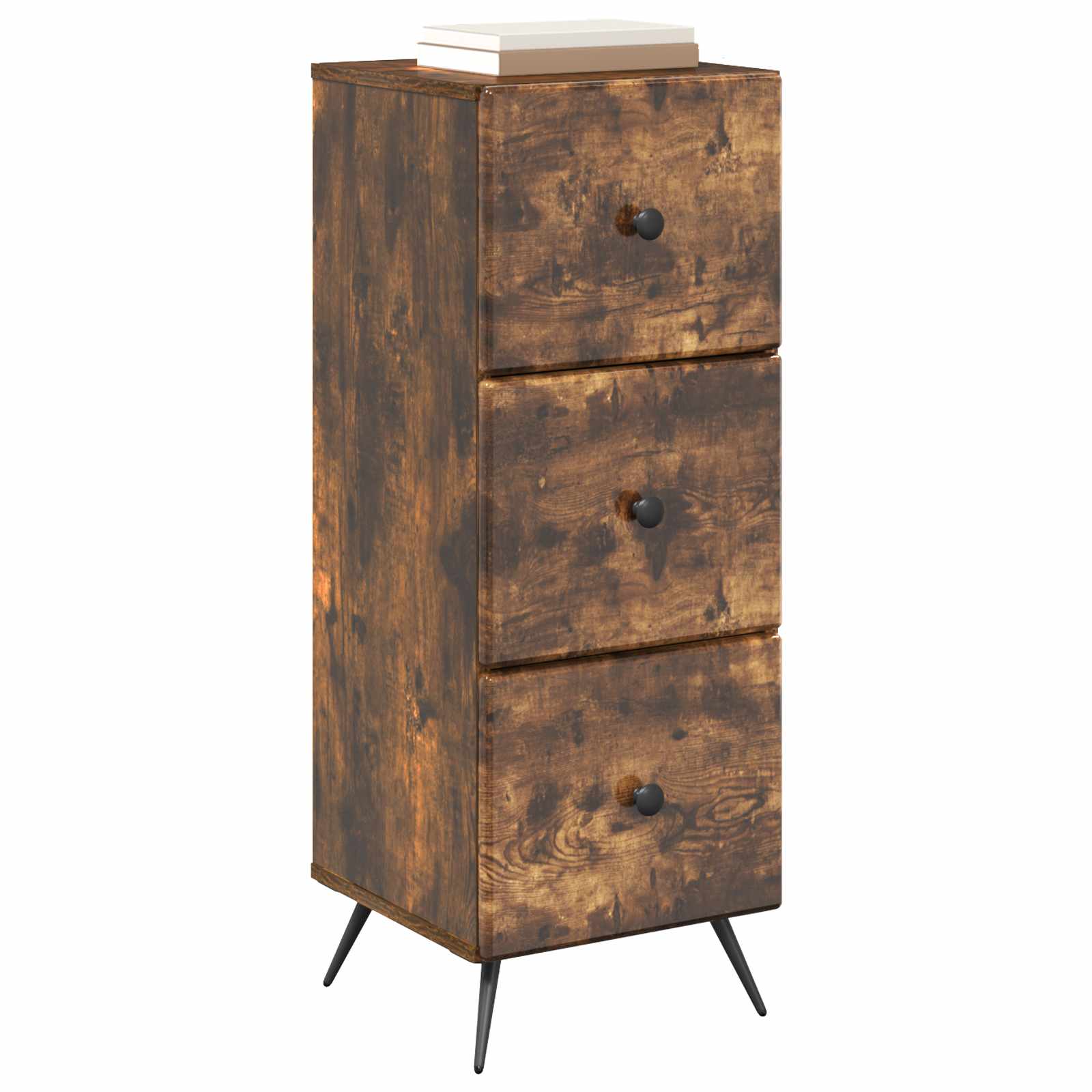 Armoire à tiroirs Chêne fumé 33 x 34,5 x 90 cm - XIOS