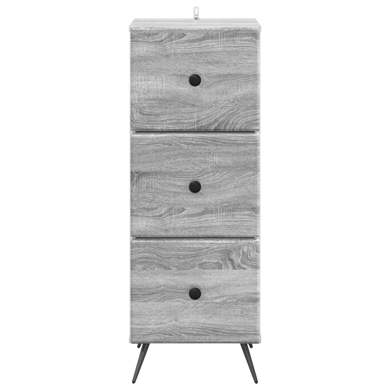 Armoire à tiroirs Sonoma gris 33 x 34,5 x 90 cm - XIOS