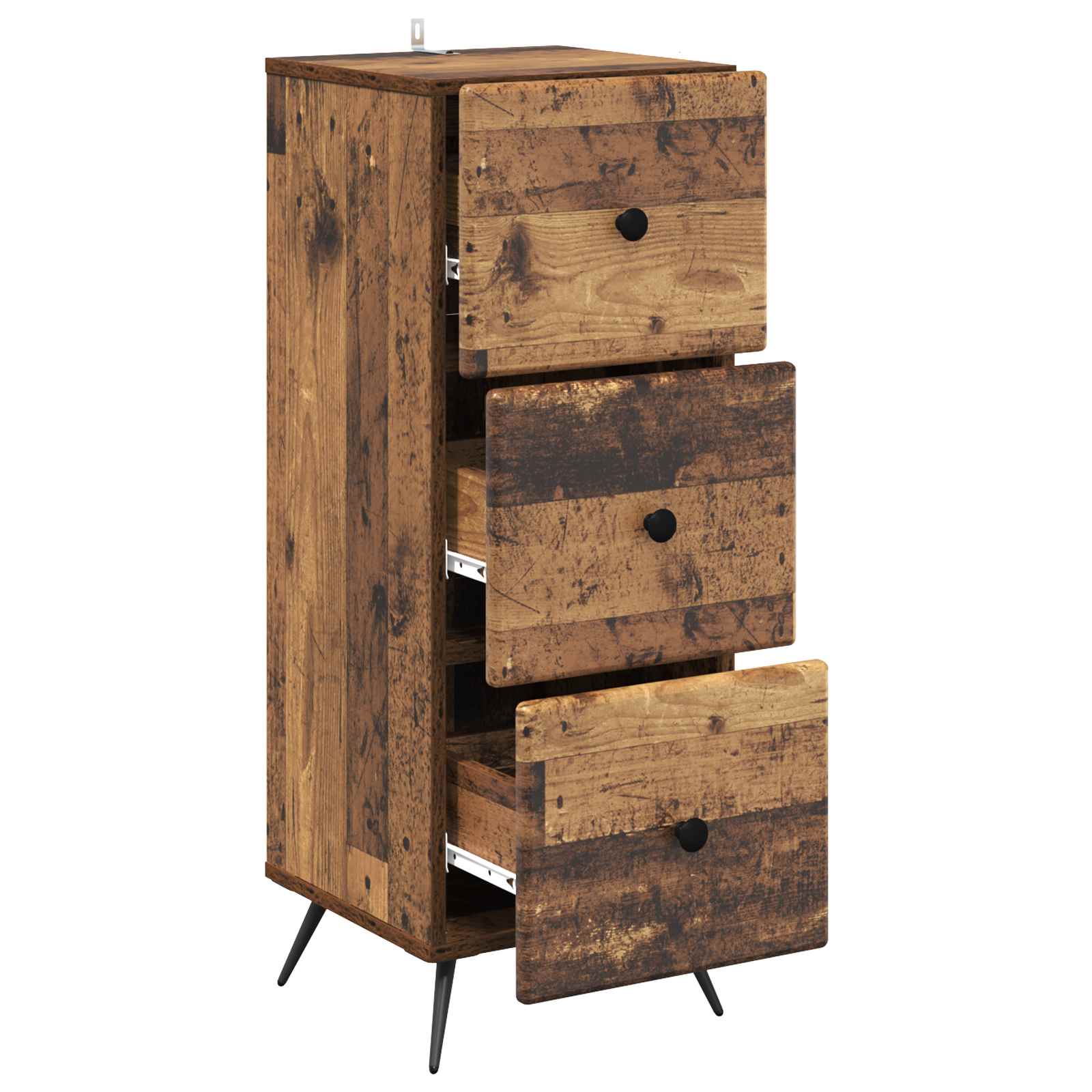 Armoire à tiroirs Bois ancien 33 x 34,5 x 90 cm - XIOS
