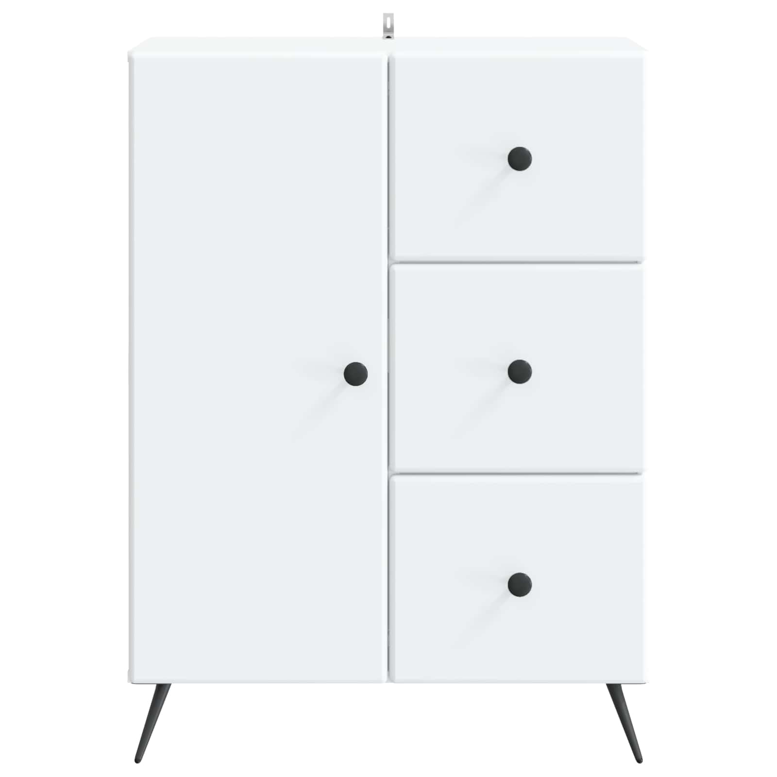 Buffet avec tiroir Blanc 66 x 34,5 x 90 cm Bois d'ingénierie - XIOS