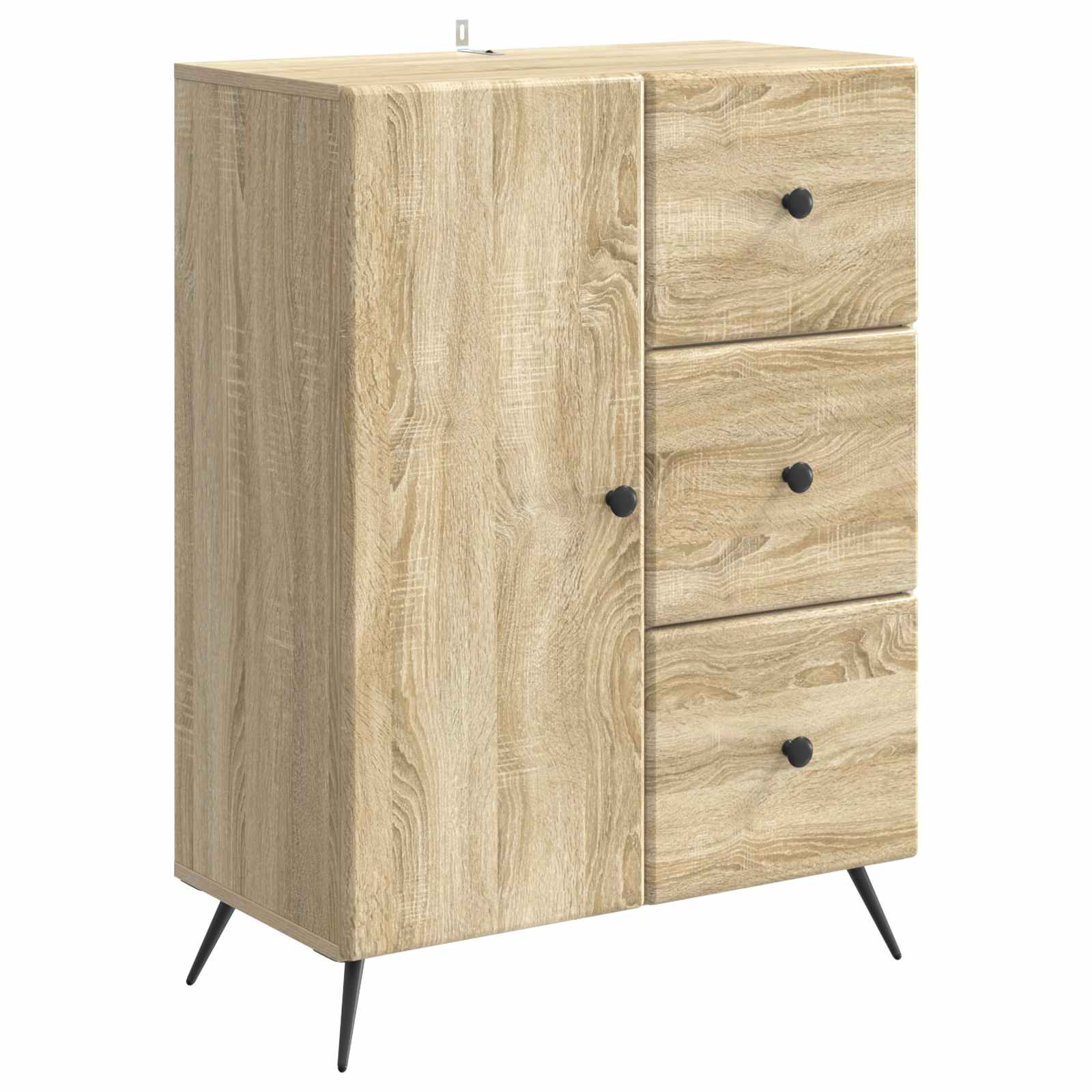 Buffet Chêne Sonoma 66 x 34,5 x 90 cm Bois d'ingénierie - XIOS