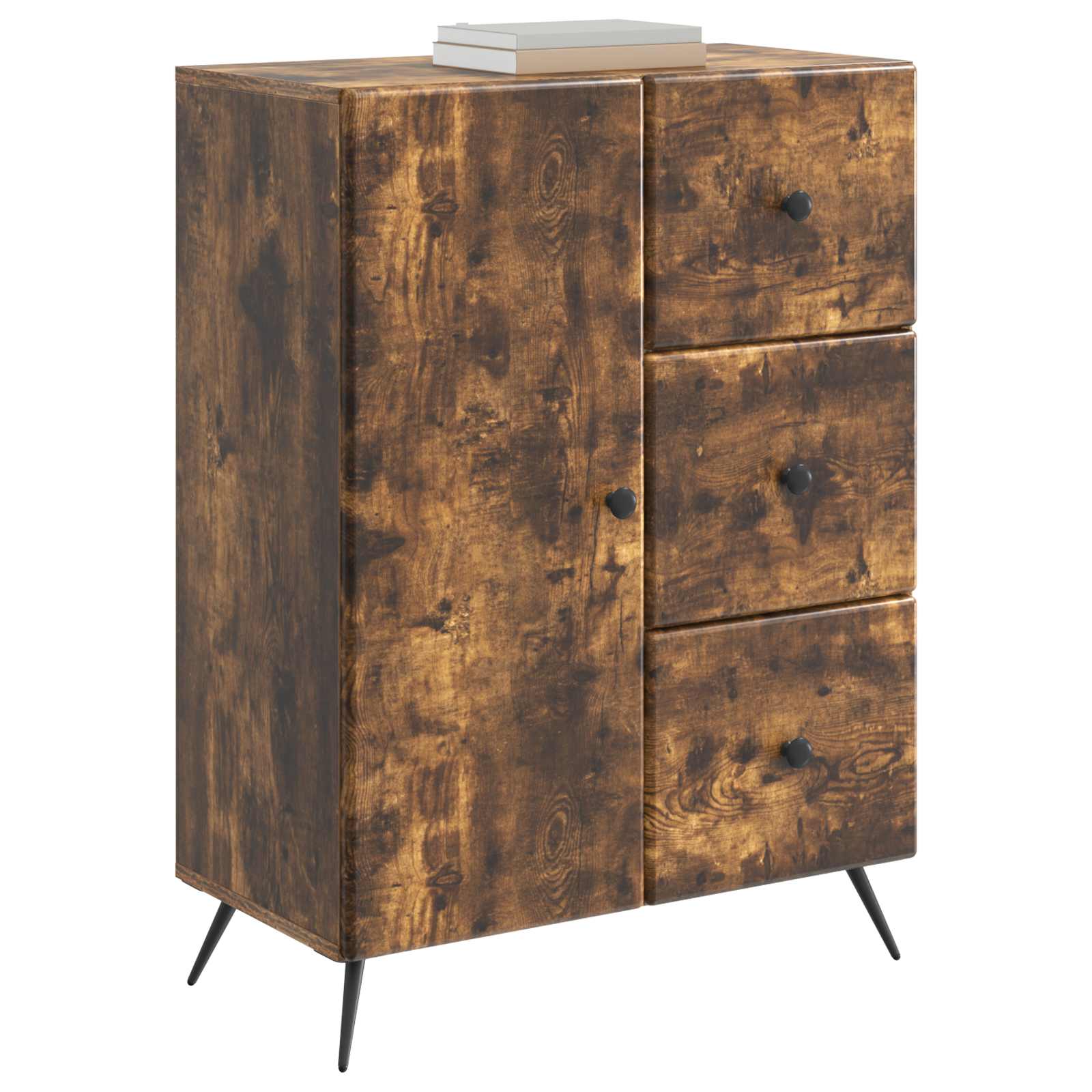 Buffet Chêne fumé 66 x 34,5 x 90 cm Bois d'ingénierie - XIOS