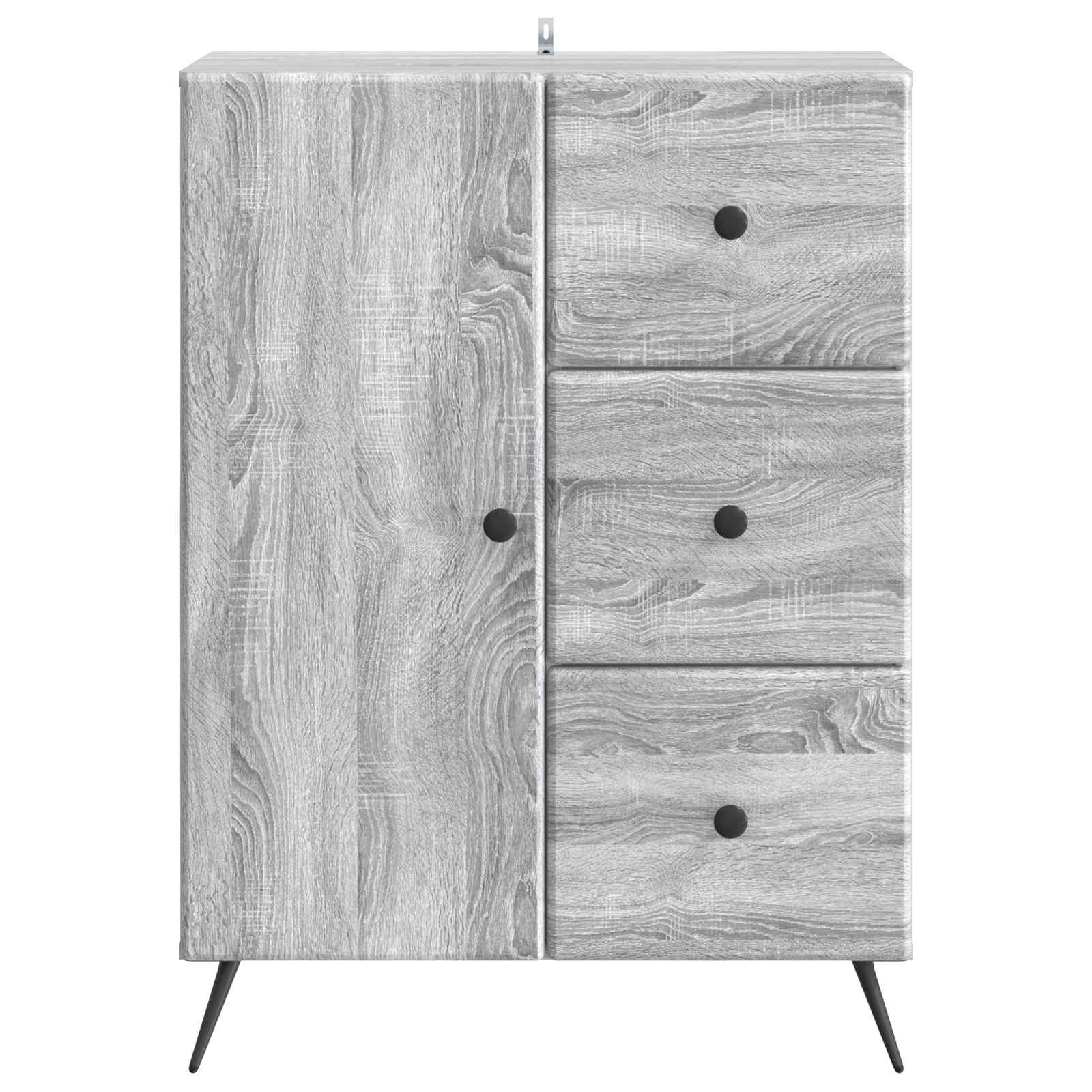 Buffet Sonoma gris 66 x 34,5 x 90 cm Bois d'ingénierie - XIOS