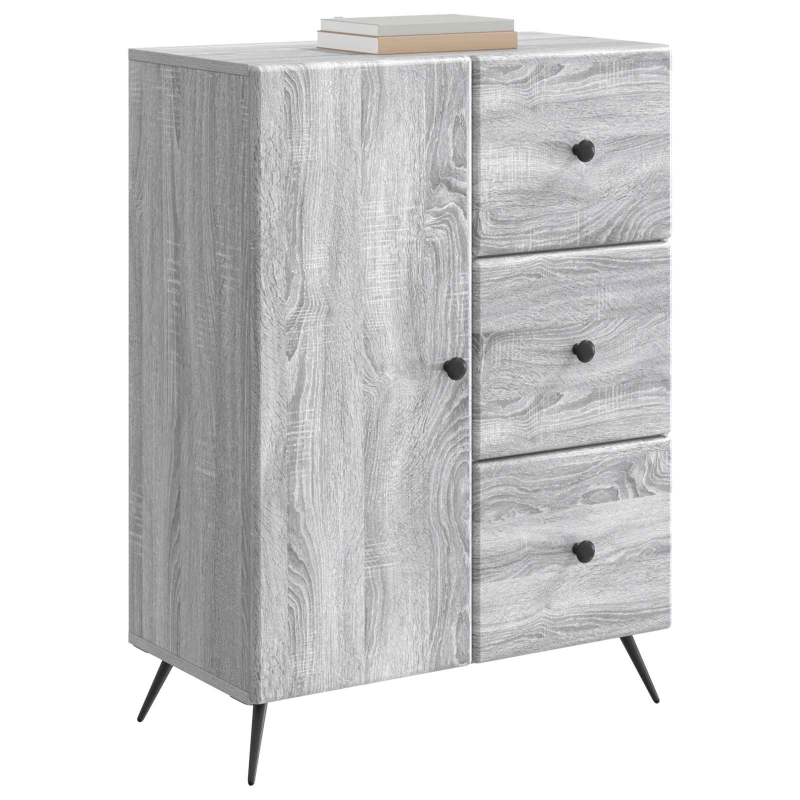 Buffet Sonoma gris 66 x 34,5 x 90 cm Bois d'ingénierie - XIOS