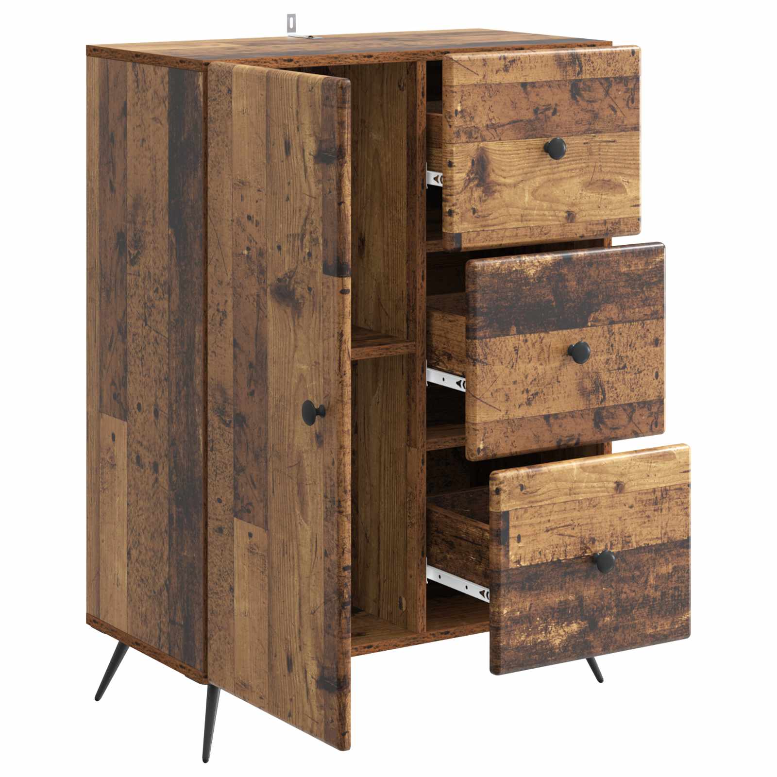 Buffet Bois ancien 66 x 34,5 x 90 cm Bois d'ingénierie - XIOS