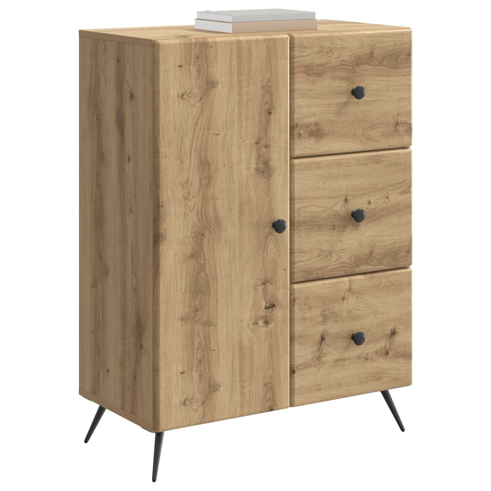 Buffet Chêne artisanal 66 x 34,5 x 90 cm Bois d'ingénierie - XIOS