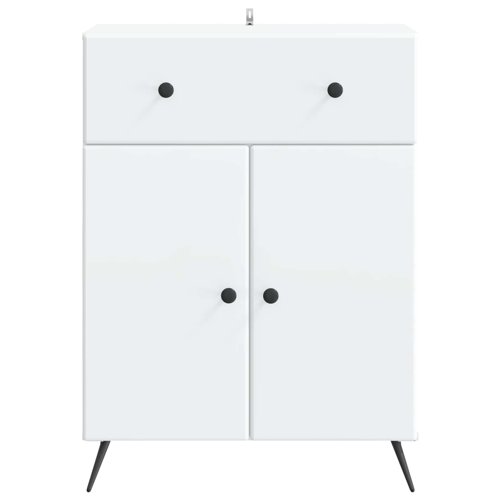 Buffet avec tiroir Blanc 66 x 34,5 x 90 cm Bois d'ingénierie - XIOS