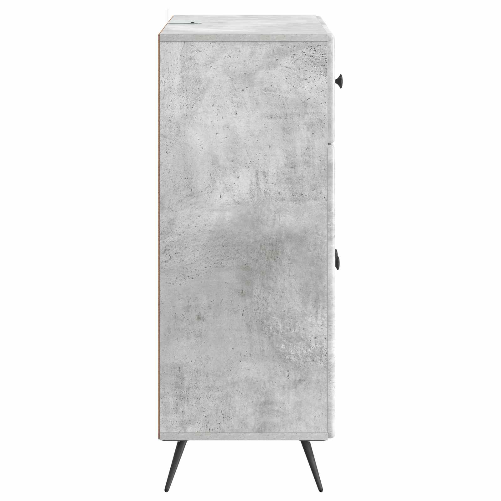 Buffet Gris béton 66 x 34,5 x 90 cm Bois d'ingénierie - XIOS
