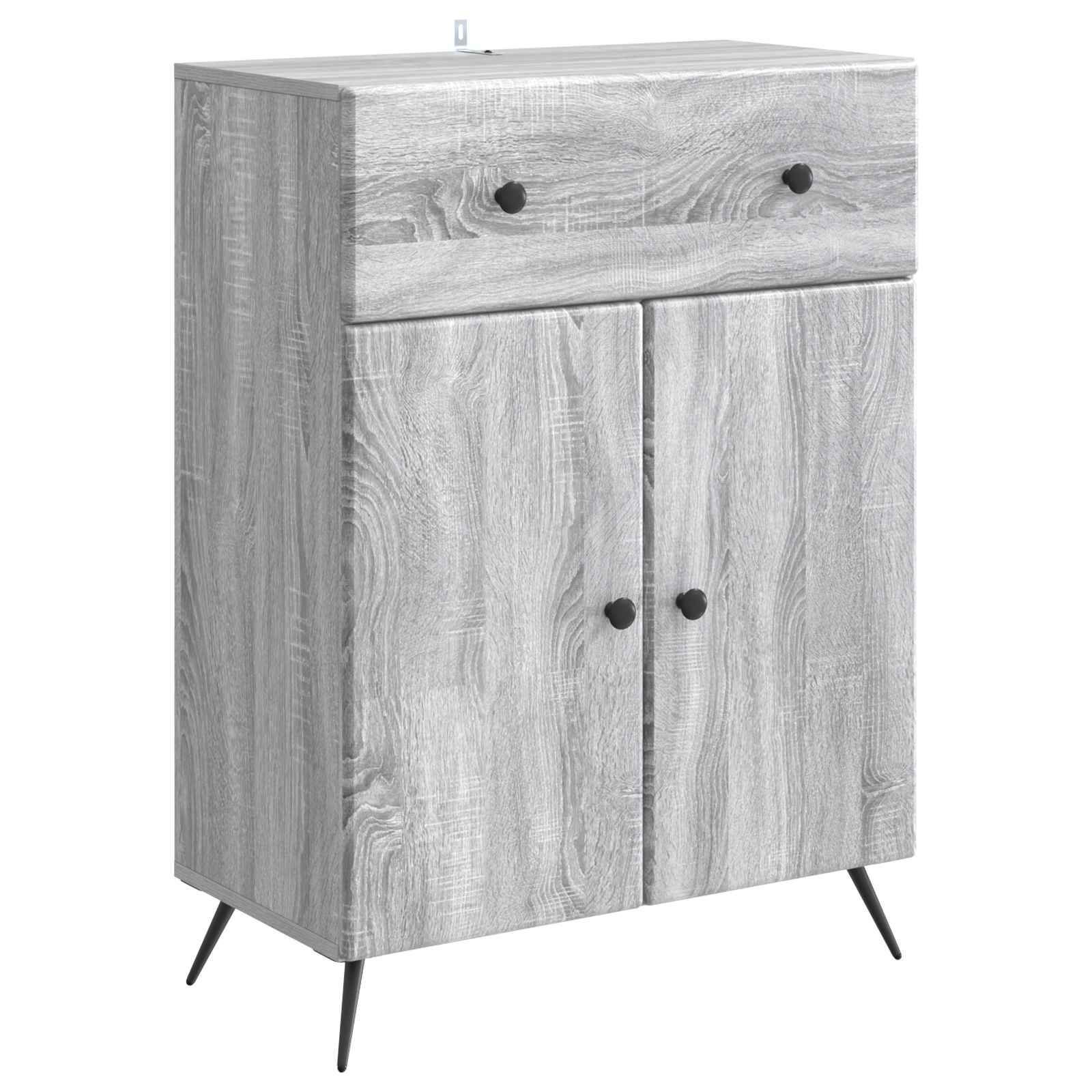 Buffet Sonoma gris 66 x 34,5 x 90 cm Bois d'ingénierie - XIOS