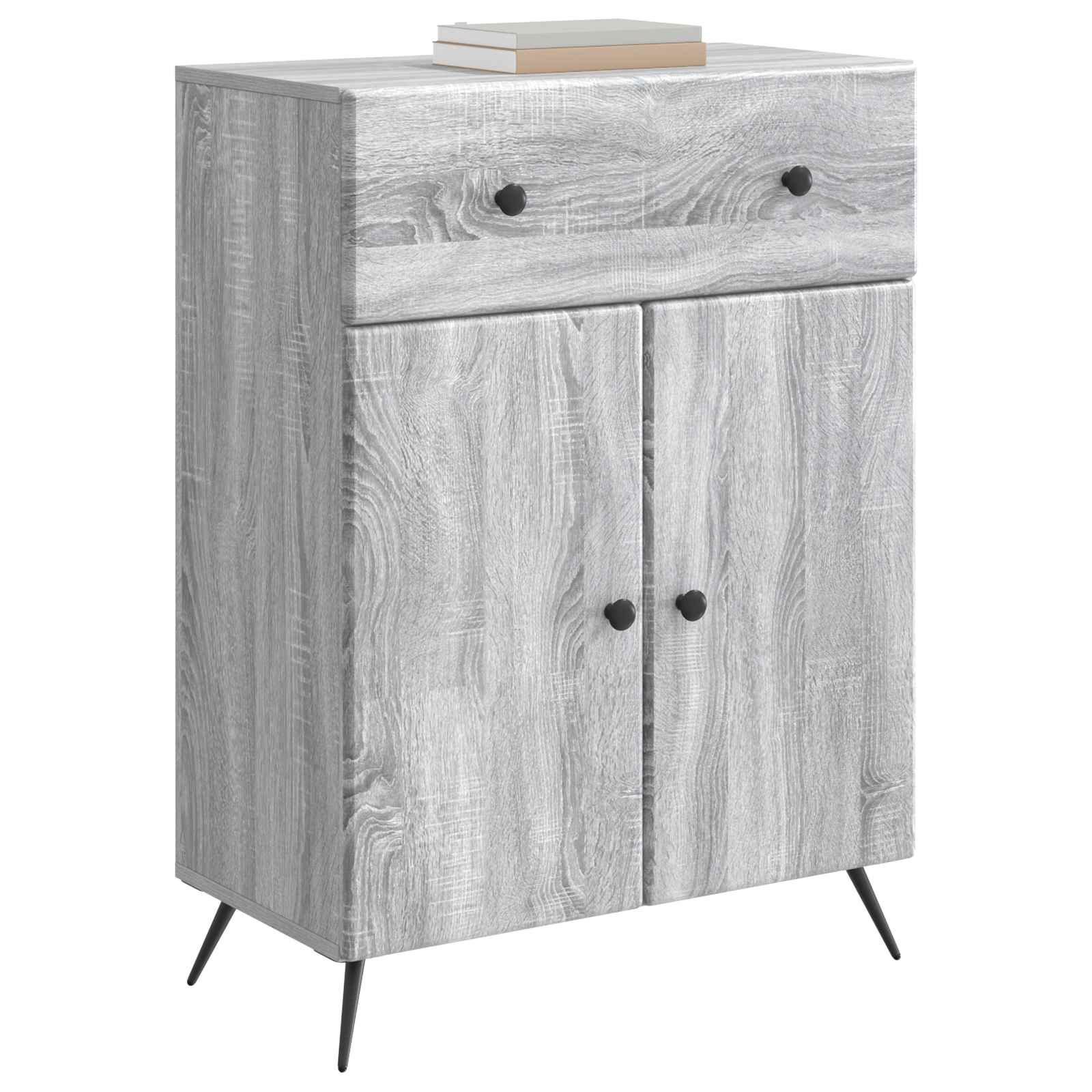 Buffet Sonoma gris 66 x 34,5 x 90 cm Bois d'ingénierie - XIOS