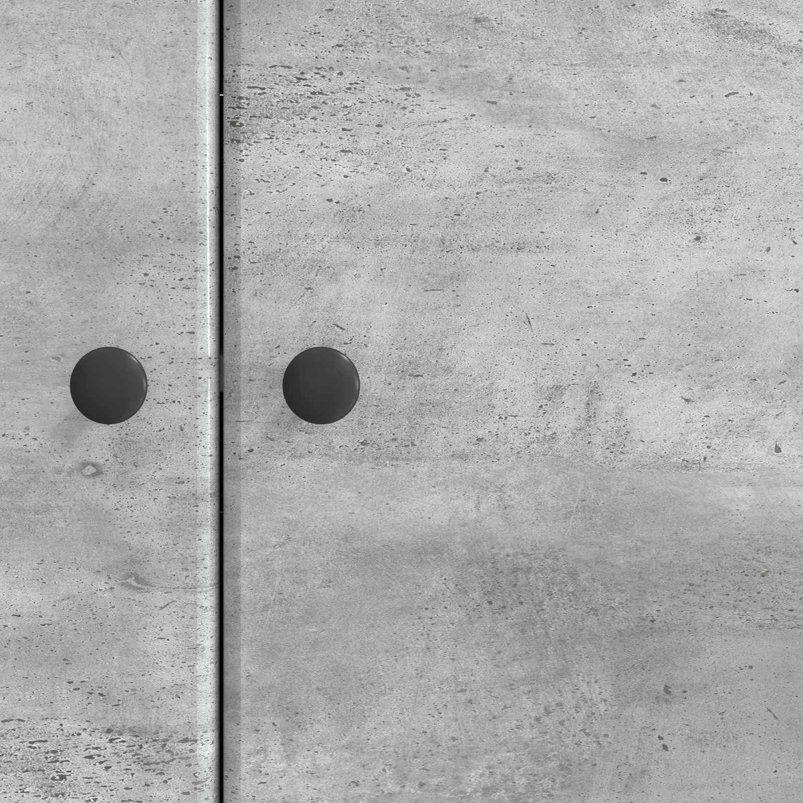Buffet Gris béton 89 x 34,5 x 80 cm Bois d'ingénierie - XIOS