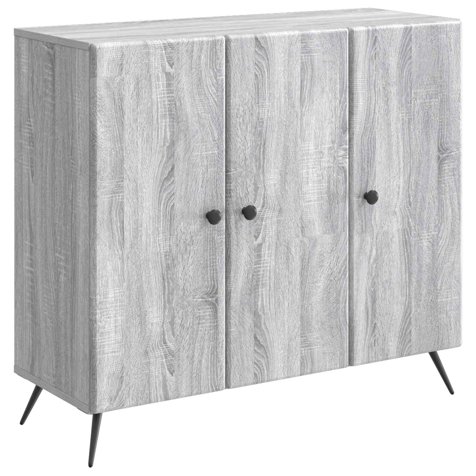 Buffet Sonoma gris 89 x 34,5 x 80 cm Bois d'ingénierie - XIOS