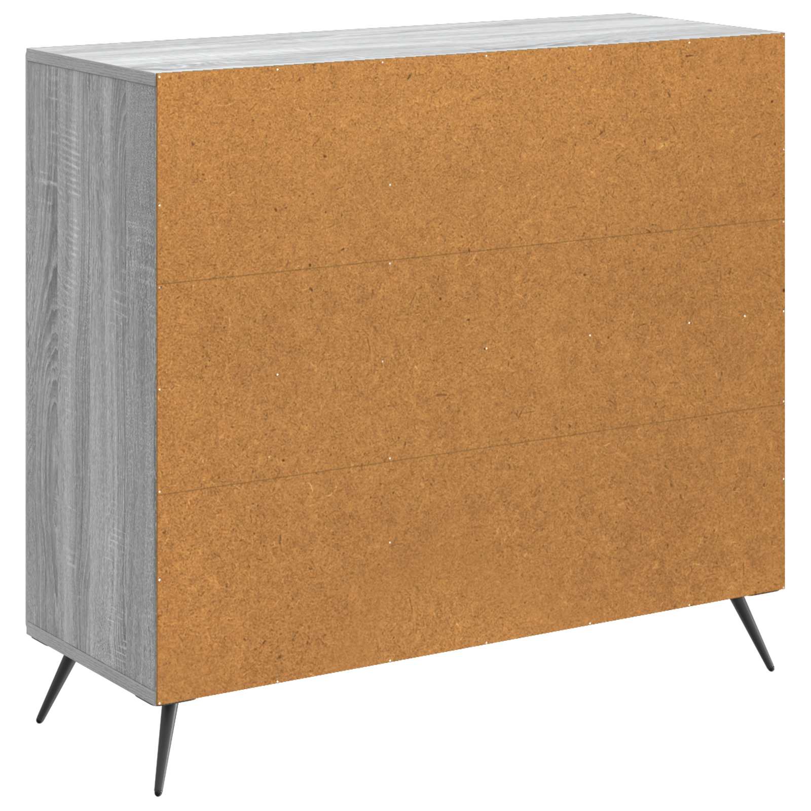Buffet Sonoma gris 89 x 34,5 x 80 cm Bois d'ingénierie - XIOS