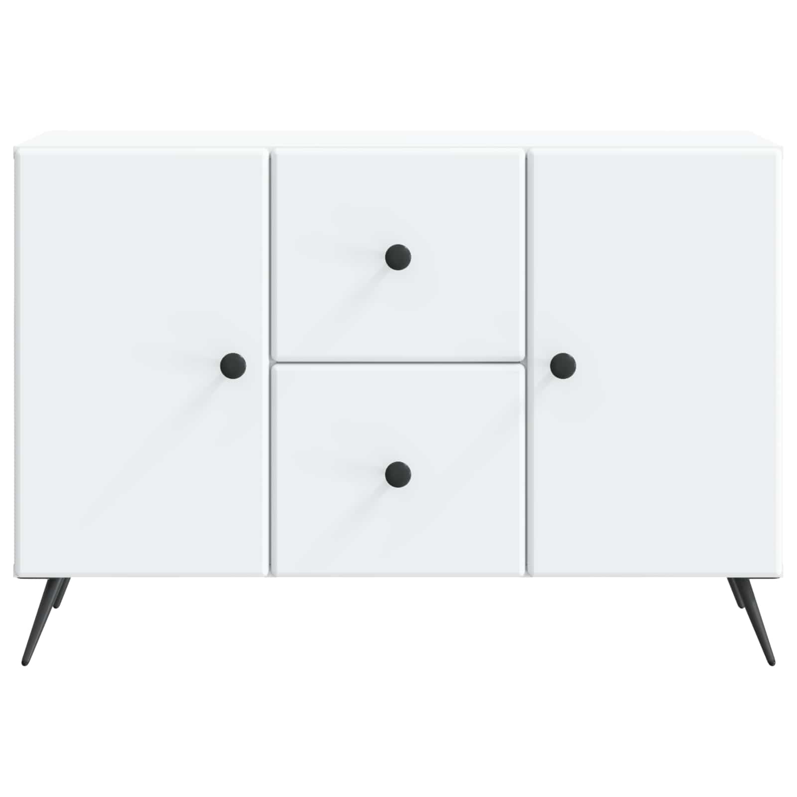 Buffet avec tiroir Blanc 89 x 34,5 x 60 cm Bois d'ingénierie - XIOS