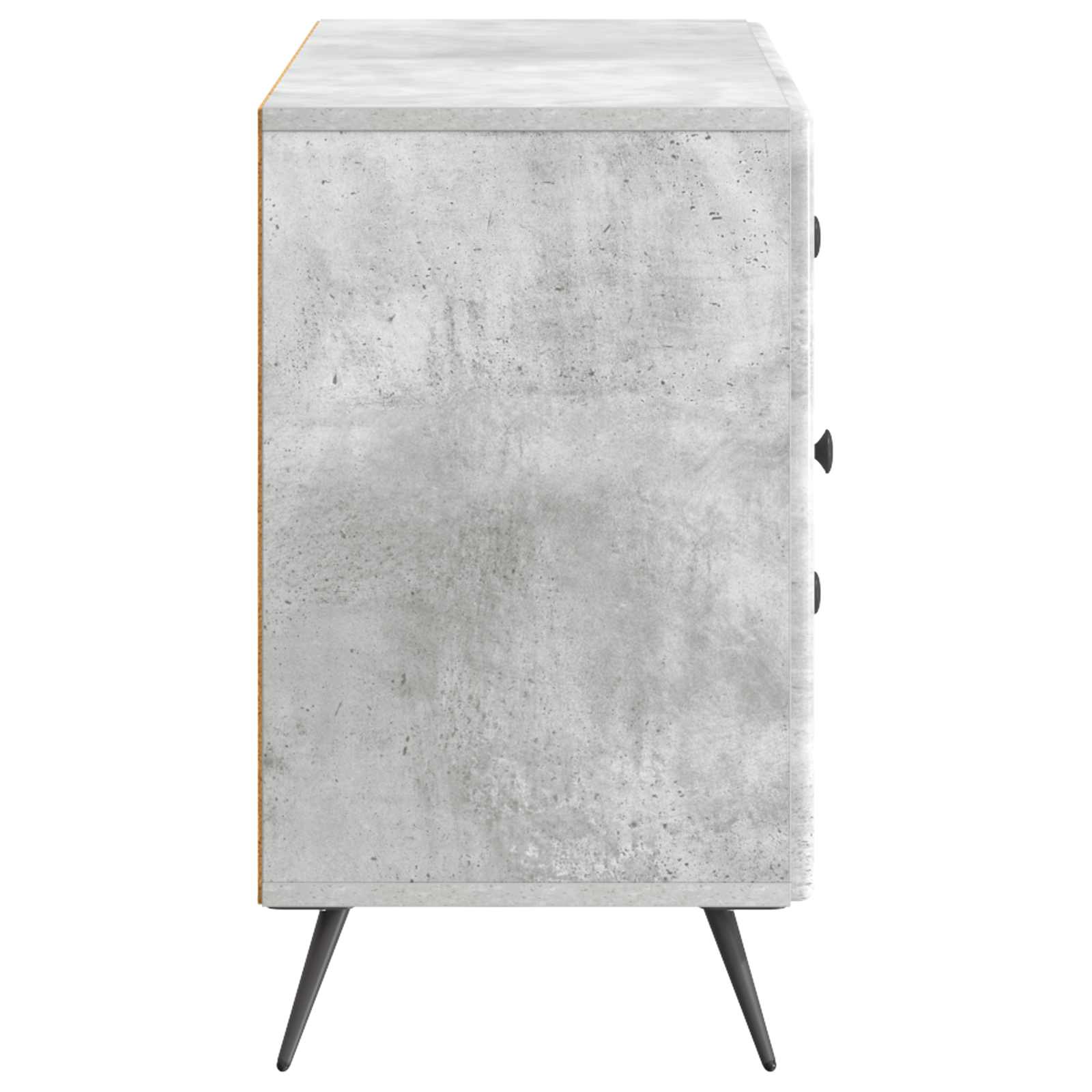 Buffet Gris béton 89 x 34,5 x 60 cm Bois d'ingénierie - XIOS