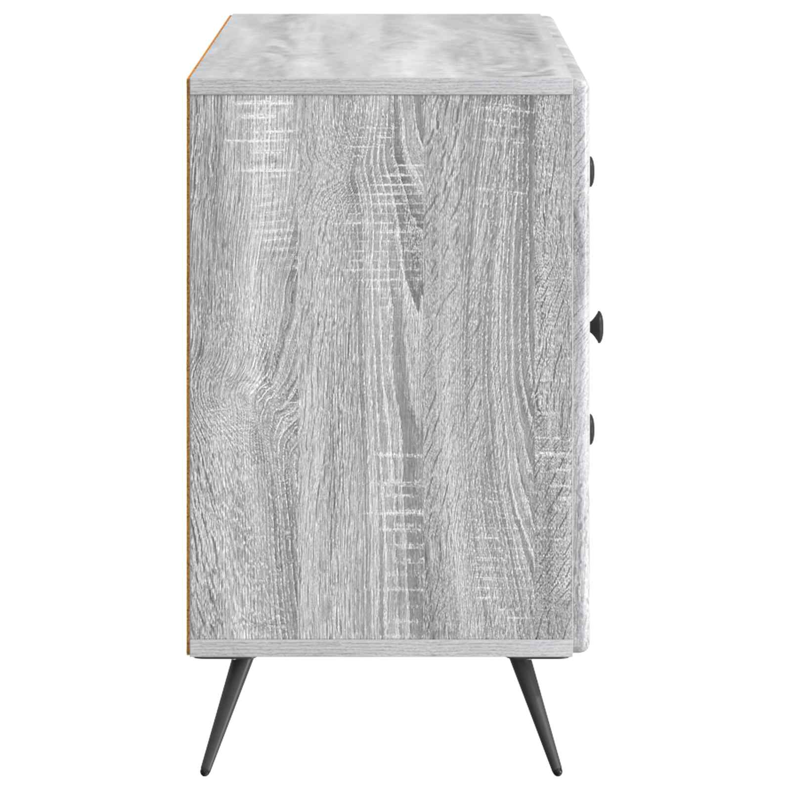 Buffet Sonoma gris 89 x 34,5 x 60 cm Bois d'ingénierie - XIOS