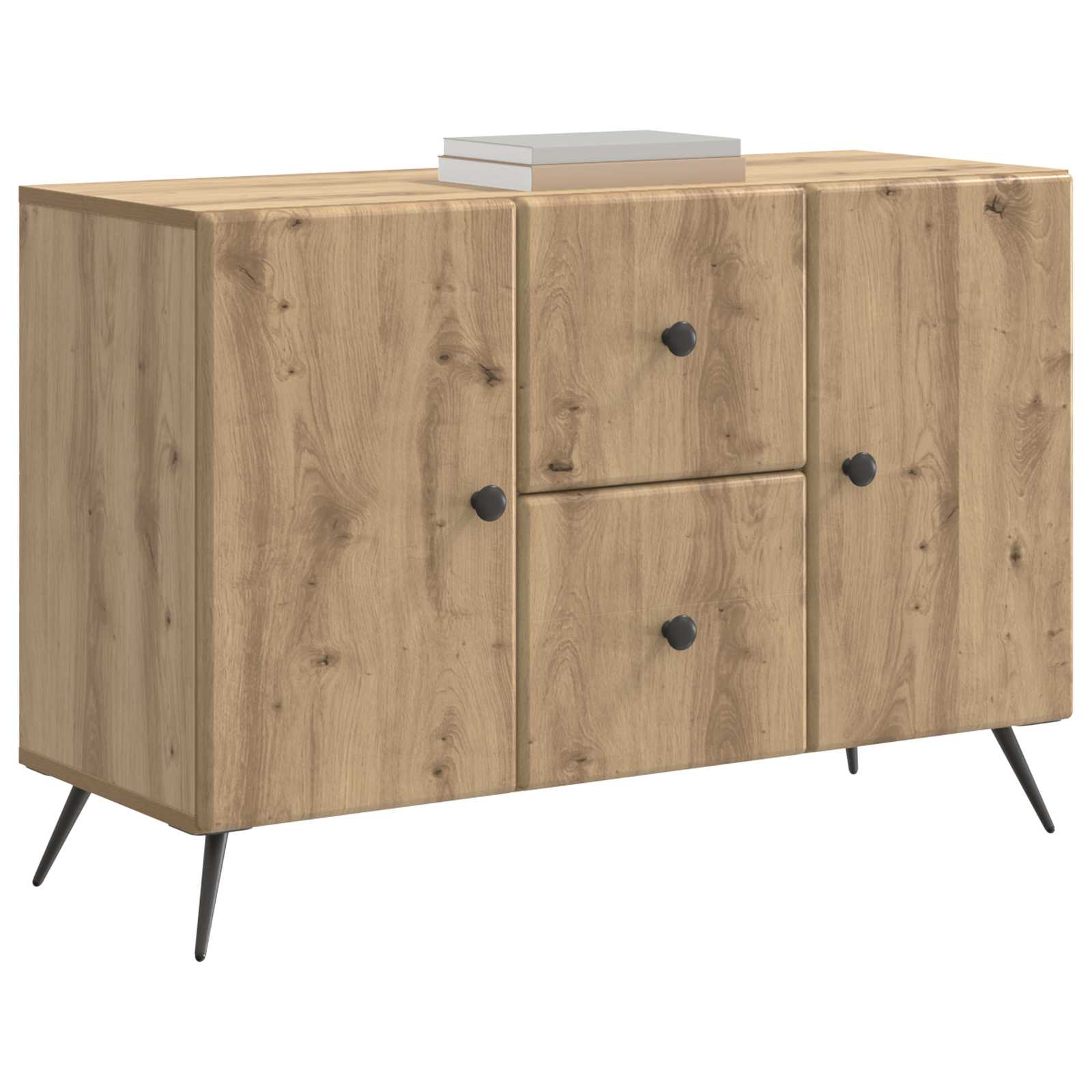 Buffet Chêne artisanal 89 x 34,5 x 60 cm Bois d'ingénierie - XIOS