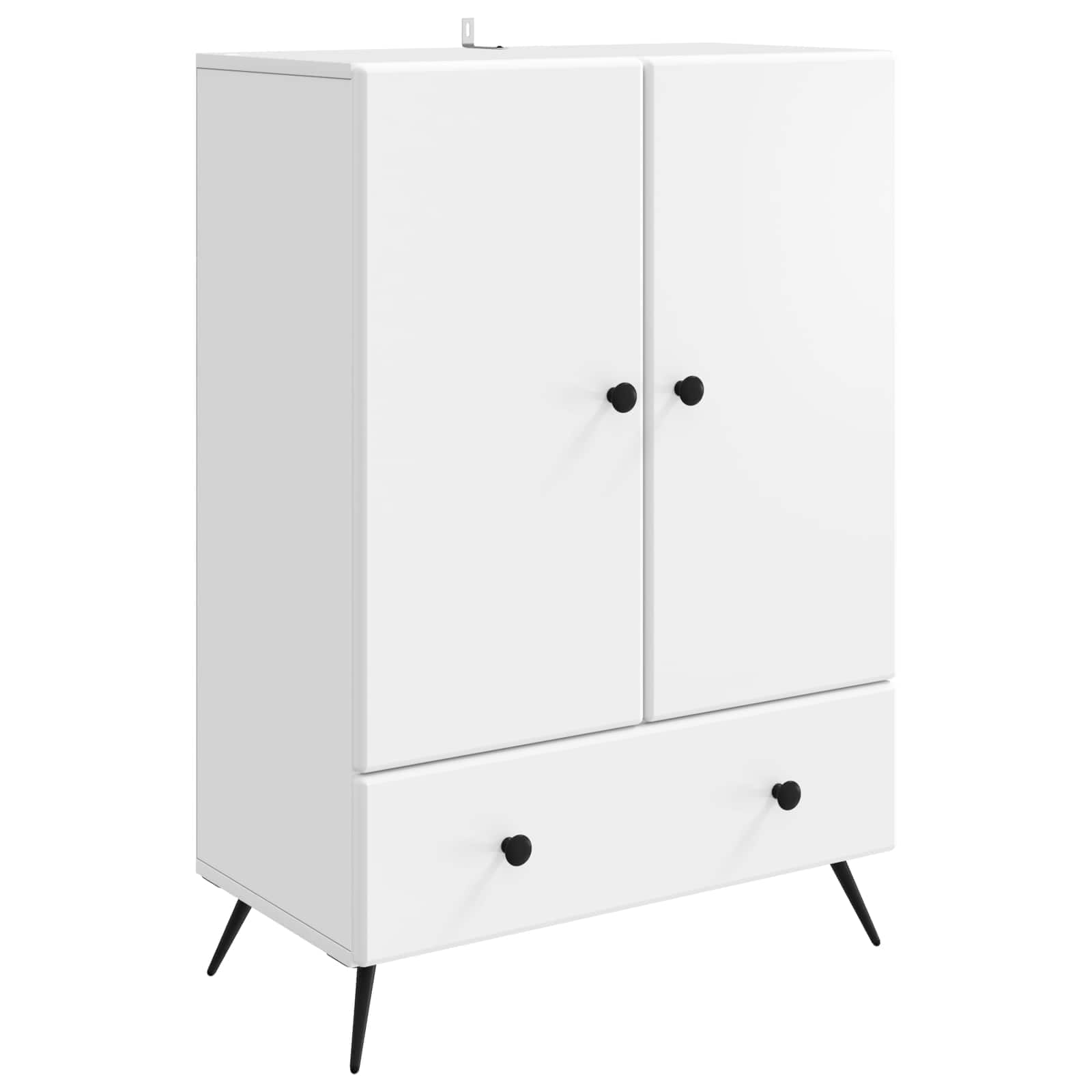 Buffet avec tiroir Blanc 66 x 34,5 x 95 cm Bois d'ingénierie - XIOS