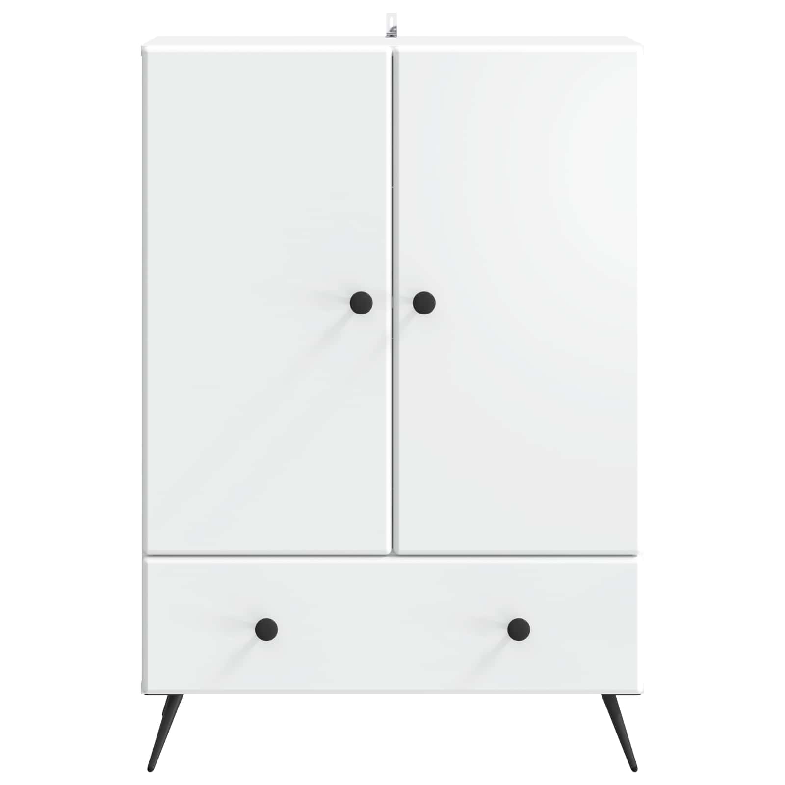 Buffet avec tiroir Blanc 66 x 34,5 x 95 cm Bois d'ingénierie - XIOS