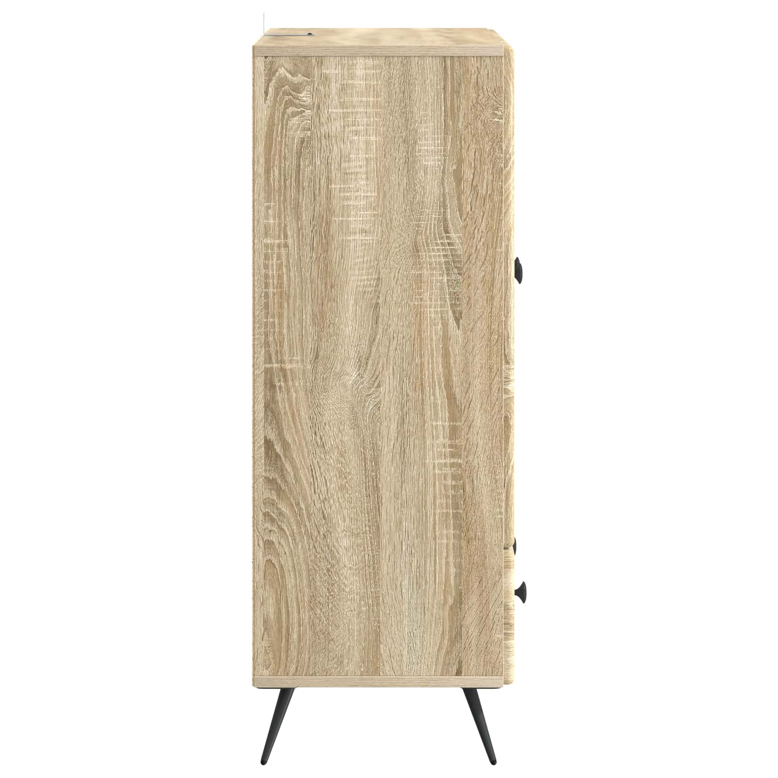 Buffet Chêne Sonoma 66 x 34,5 x 95 cm Bois d'ingénierie - XIOS