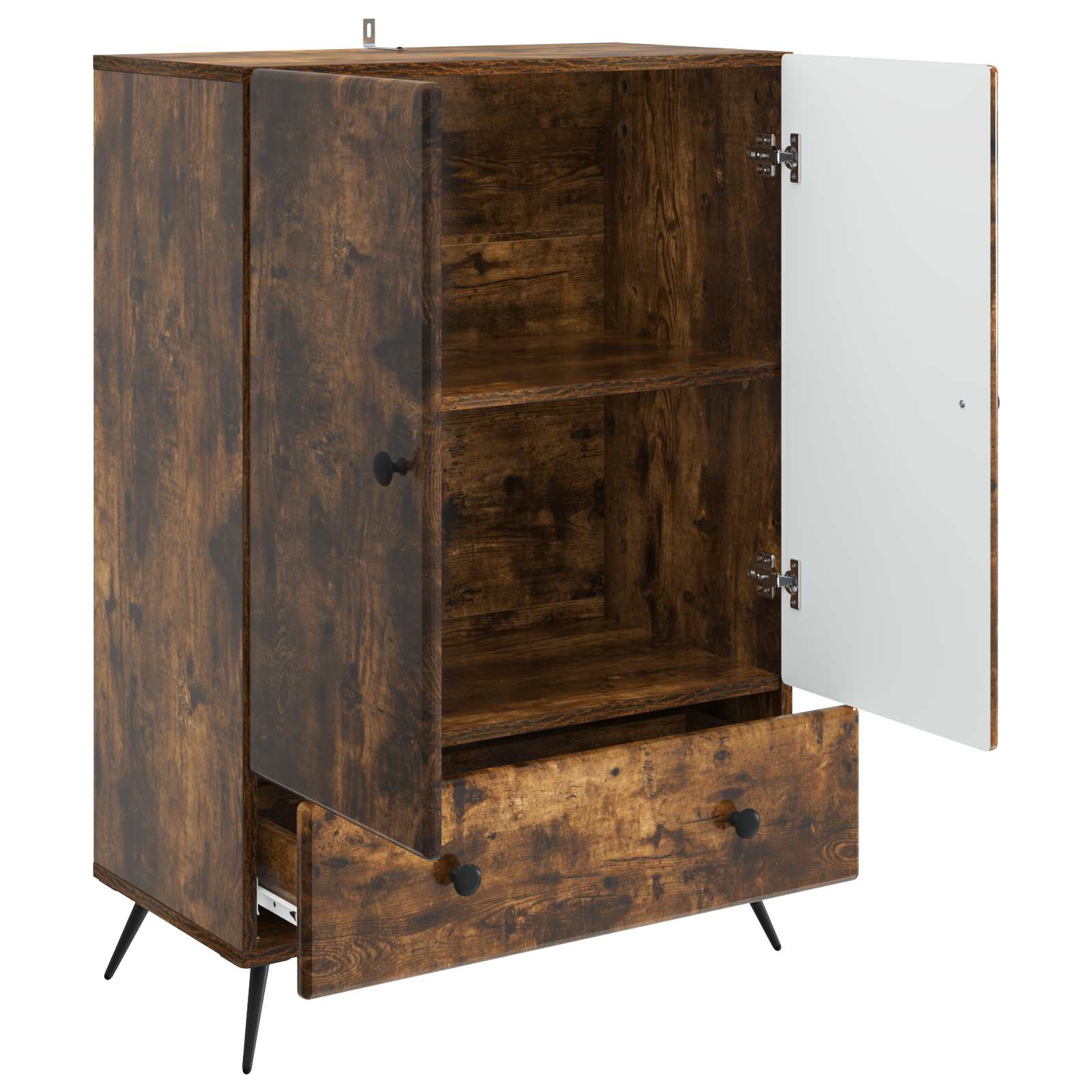Buffet Chêne fumé 66 x 34,5 x 95 cm Bois d'ingénierie - XIOS