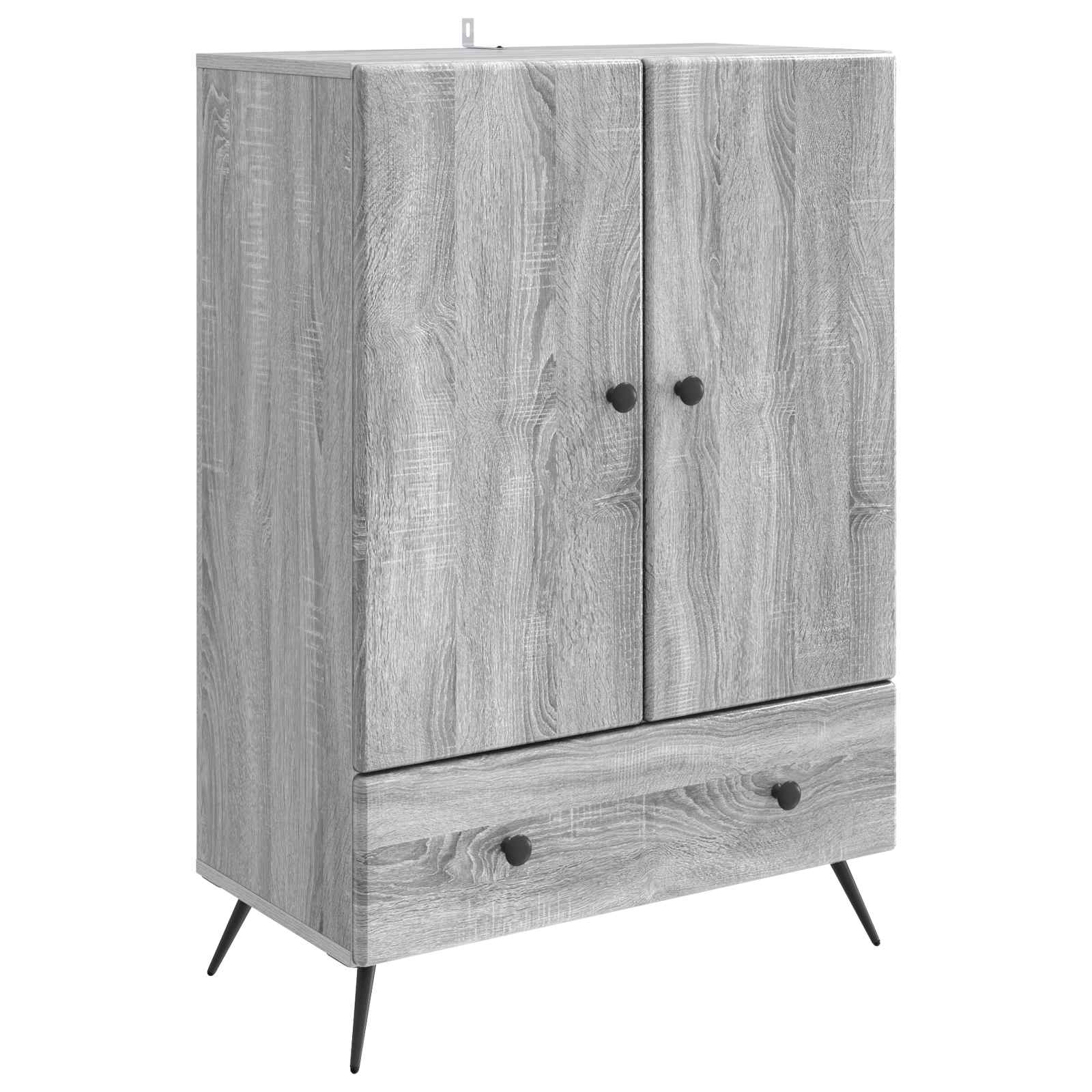 Buffet Sonoma gris 66 x 34,5 x 95 cm Bois d'ingénierie - XIOS