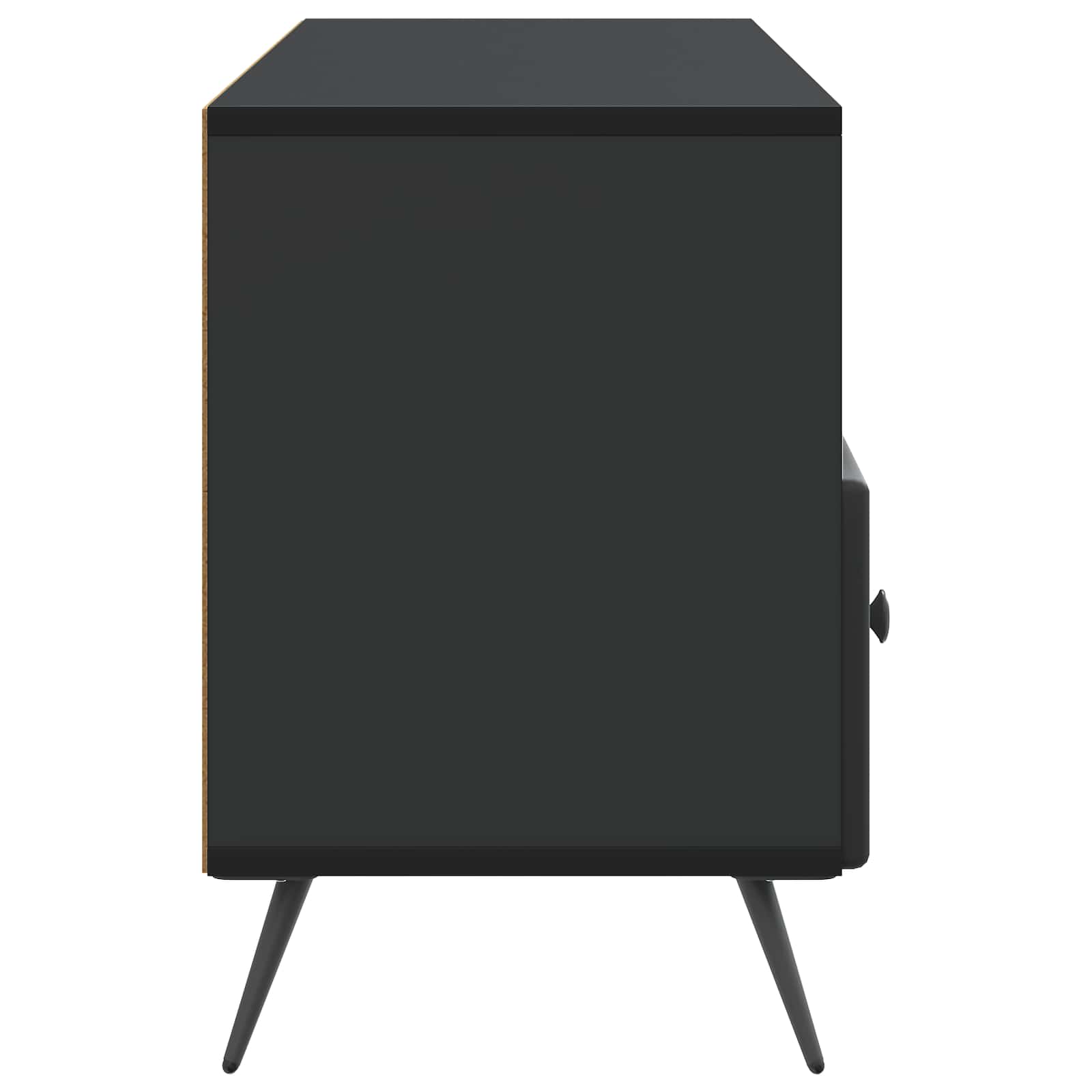 Meuble TV avec tiroir Noir 102 x 34,5 x 50 cm Bois d'ingénierie - XIOS