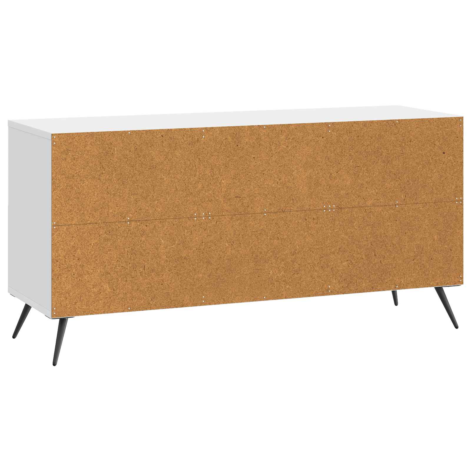 Meuble TV Blanc brillant 102 x 34,5 x 50 cm Bois d'ingénierie - XIOS