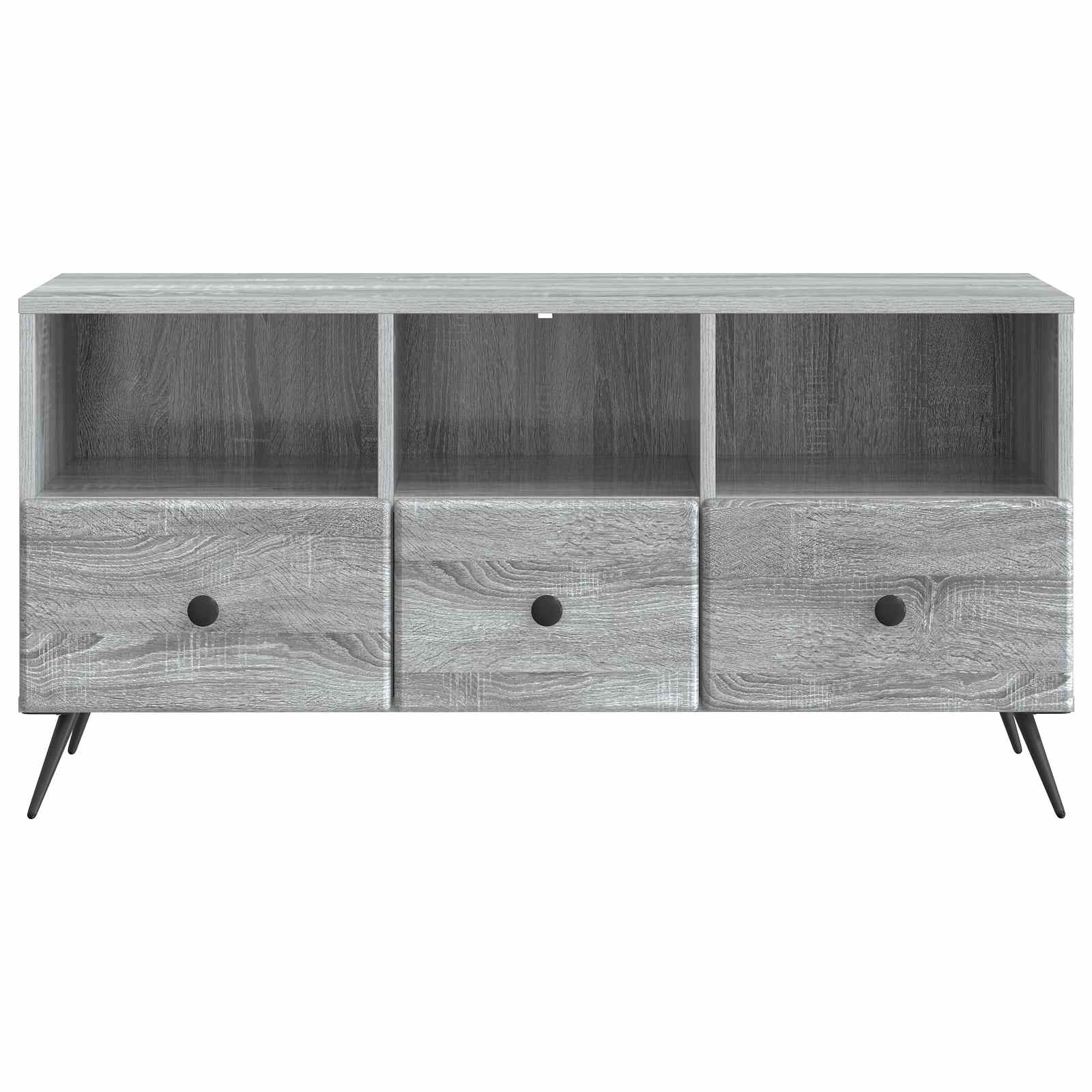 Meuble TV Sonoma gris 102 x 34,5 x 50 cm Bois d'ingénierie - XIOS