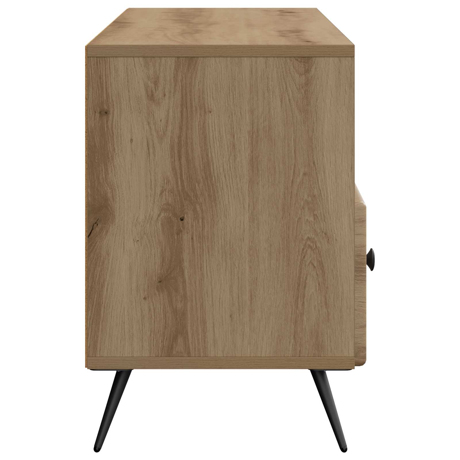 Meuble TV Chêne artisanal 102 x 34,5 x 50 cm Bois d'ingénierie - XIOS