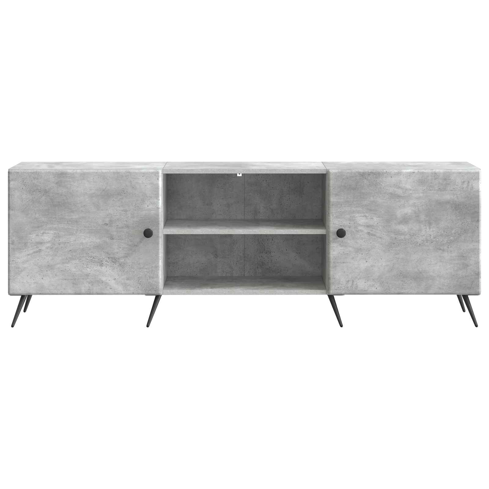 Meuble TV Gris béton 150 x 31 x 50 cm Bois d'ingénierie - XIOS