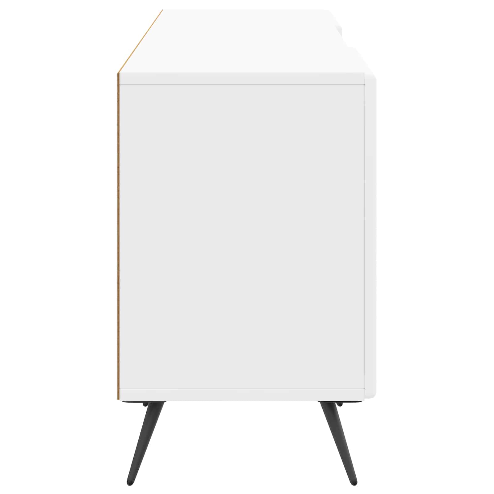 Meuble TV Blanc brillant 150 x 31 x 50 cm Bois d'ingénierie - XIOS