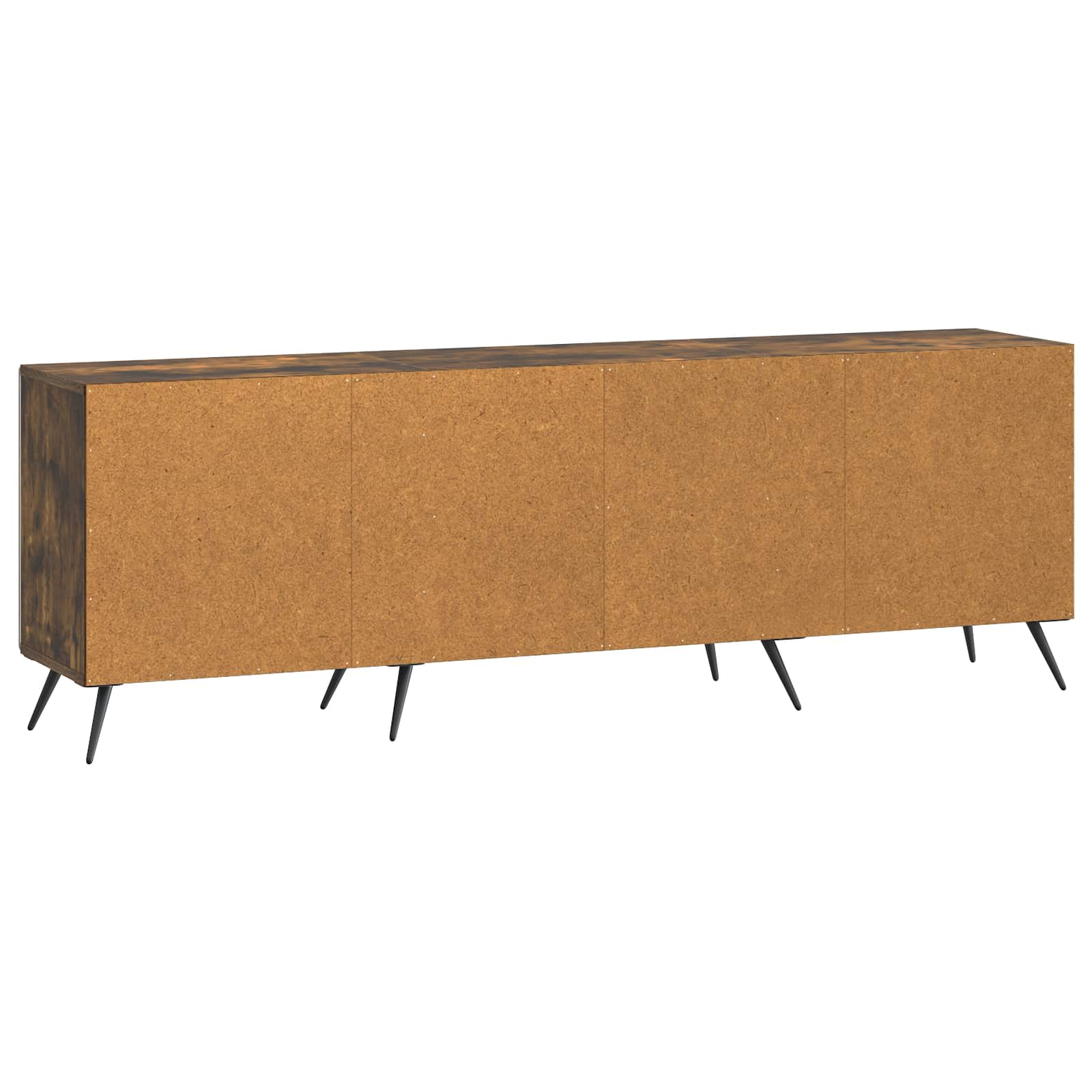 Meuble TV Chêne fumé 150 x 31 x 50 cm Bois d'ingénierie - XIOS