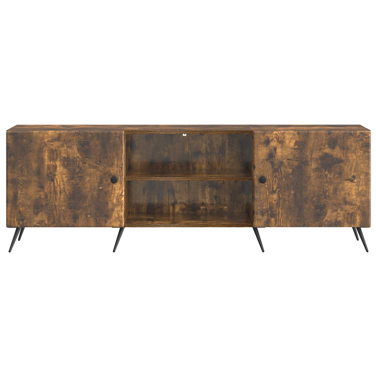 Meuble TV Chêne fumé 150 x 31 x 50 cm Bois d'ingénierie - XIOS