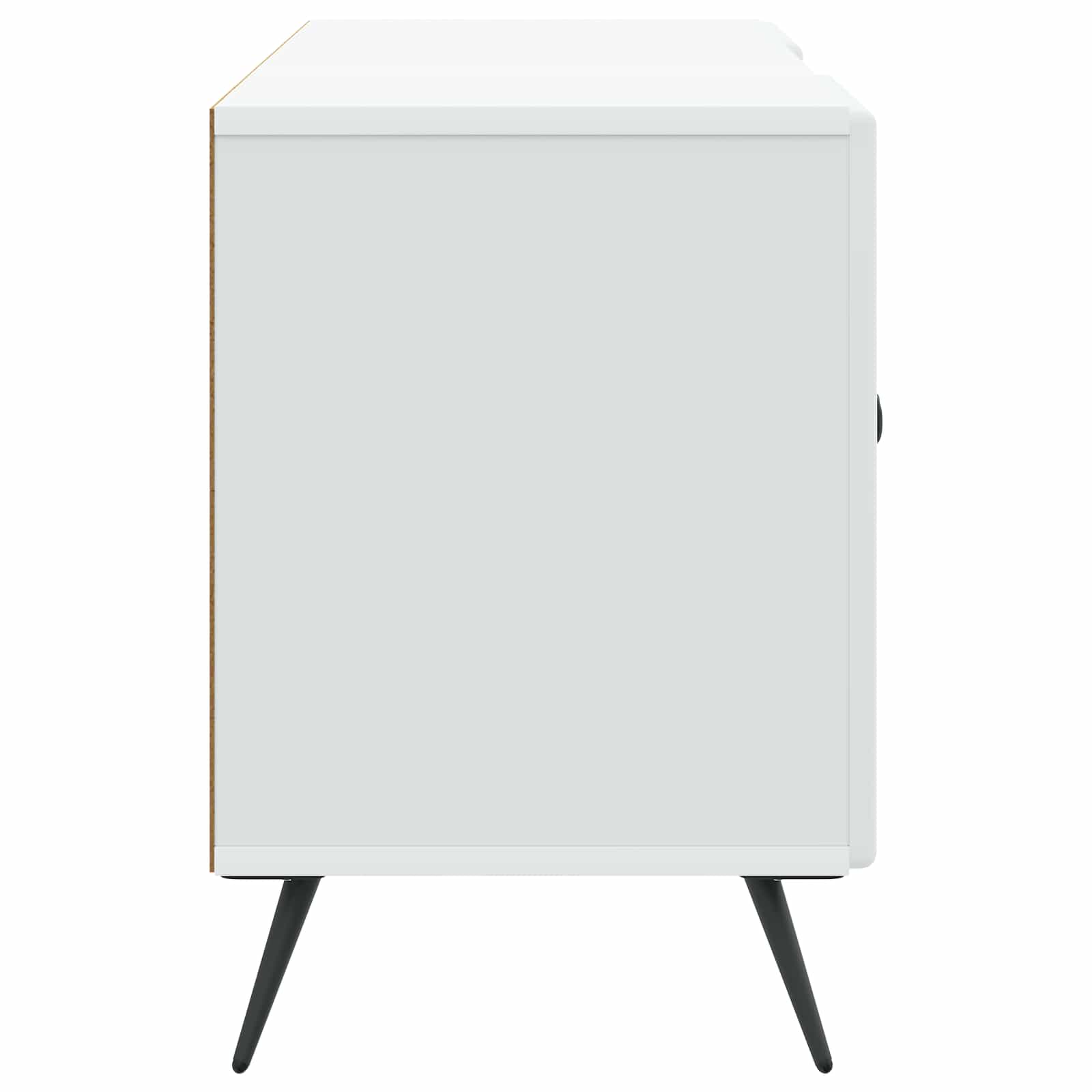 Meuble TV Blanc 102 x 34,5 x 50 cm Bois d'ingénierie - XIOS